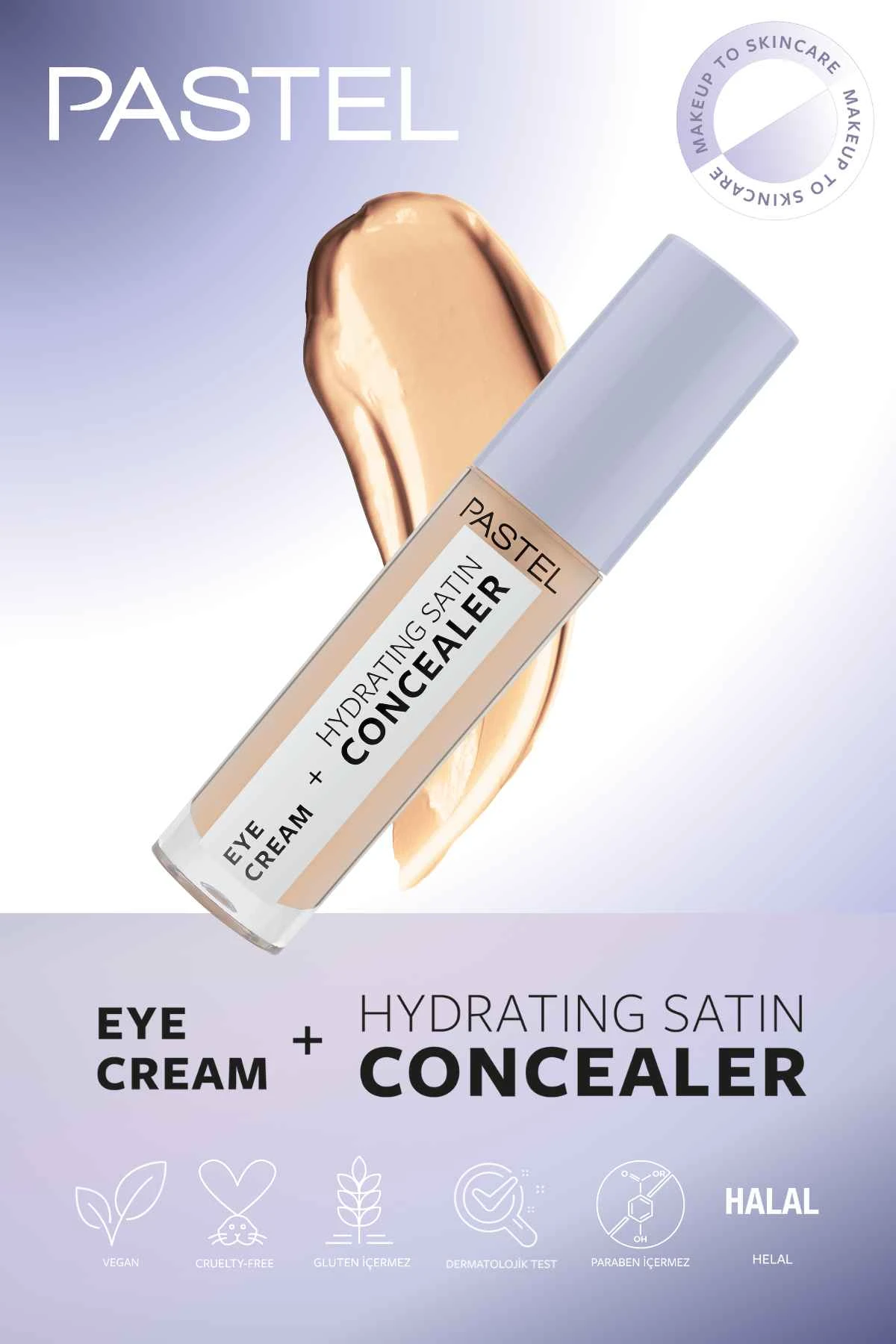 Pastel Eye Cream + Hydrating Satin Concealer - Göz kremi + Göz Altı Kapatıcısı 65 Honeybun 250965