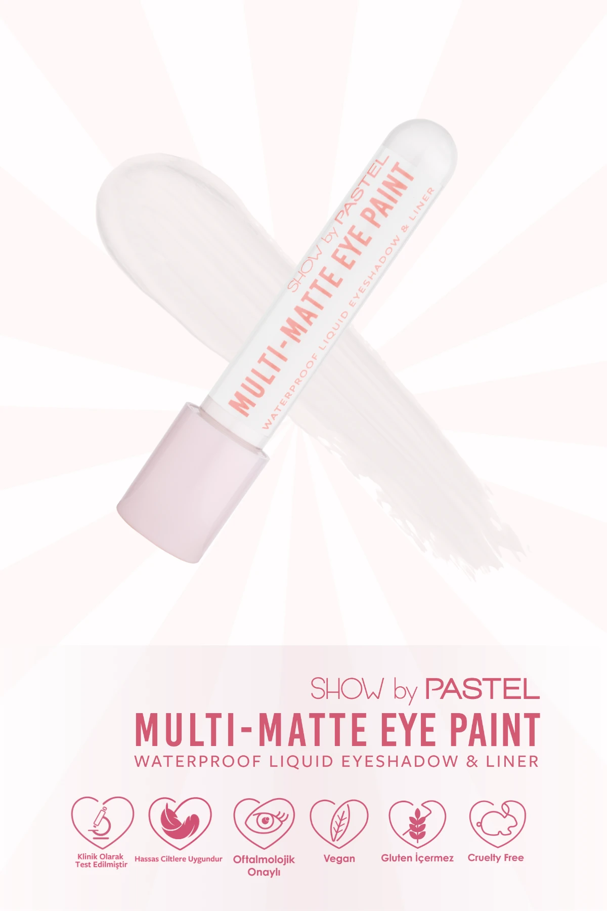 Show by Pastel – Multi Matte Eye Paint Water Proof Liquid Eyeshadow & Liner 80 268813