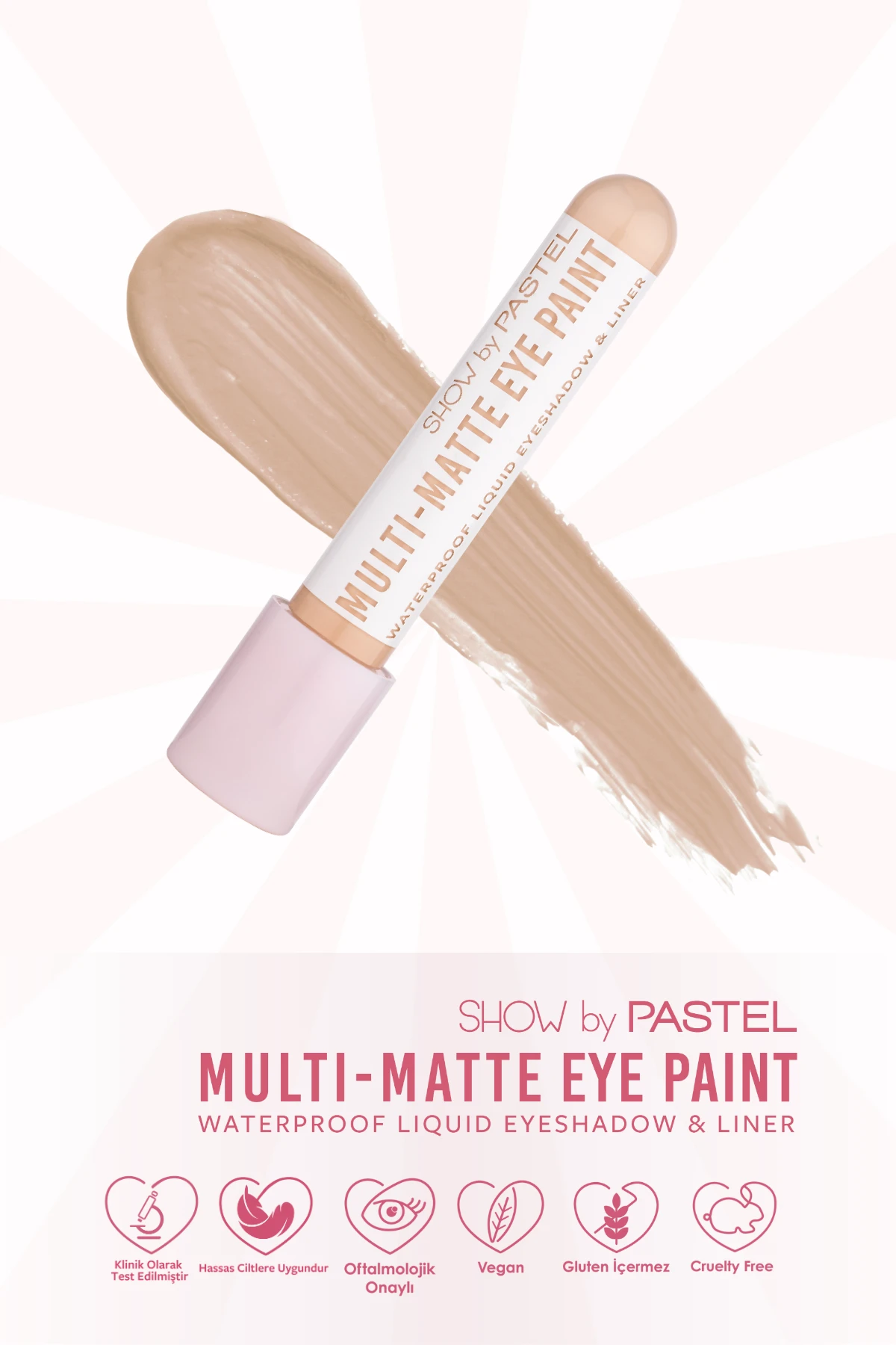 Show by Pastel – Multi Matte Eye Paint Water Proof Liquid Eyeshadow & Liner  81 268816