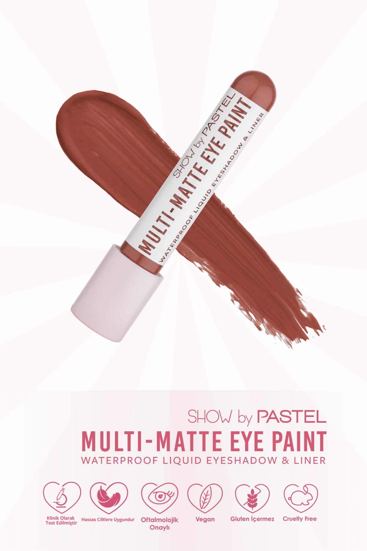 Show by Pastel – Multi Matte Eye Paint Water Proof Liquid Eyeshadow & Liner  85 268823