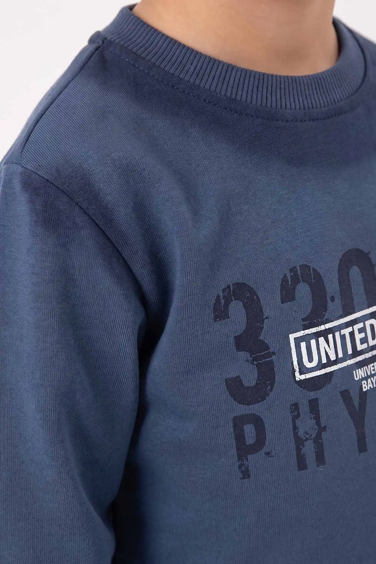 İndigo (2-5 Yaş) United Baskılı Kot Alt Erkek Çocuk Takım 471291