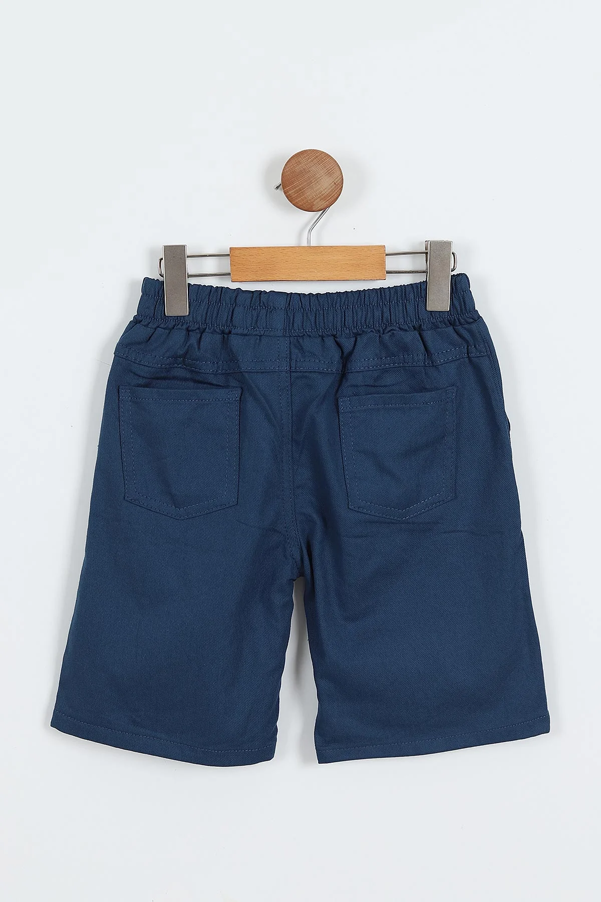 İndigo (3-10 Yaş)Naturel Baskılı Gabardin  Şortlu Erkek Çocuk Takım 356917