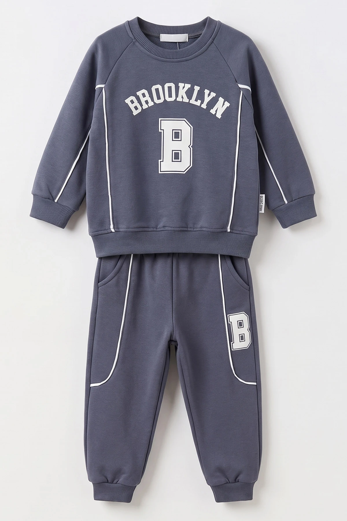 İndigo (3-12 Yaş) Brooklyn Baskılı 3 ip Şardonlu Erkek Çocuk Kışlık Takım 494718