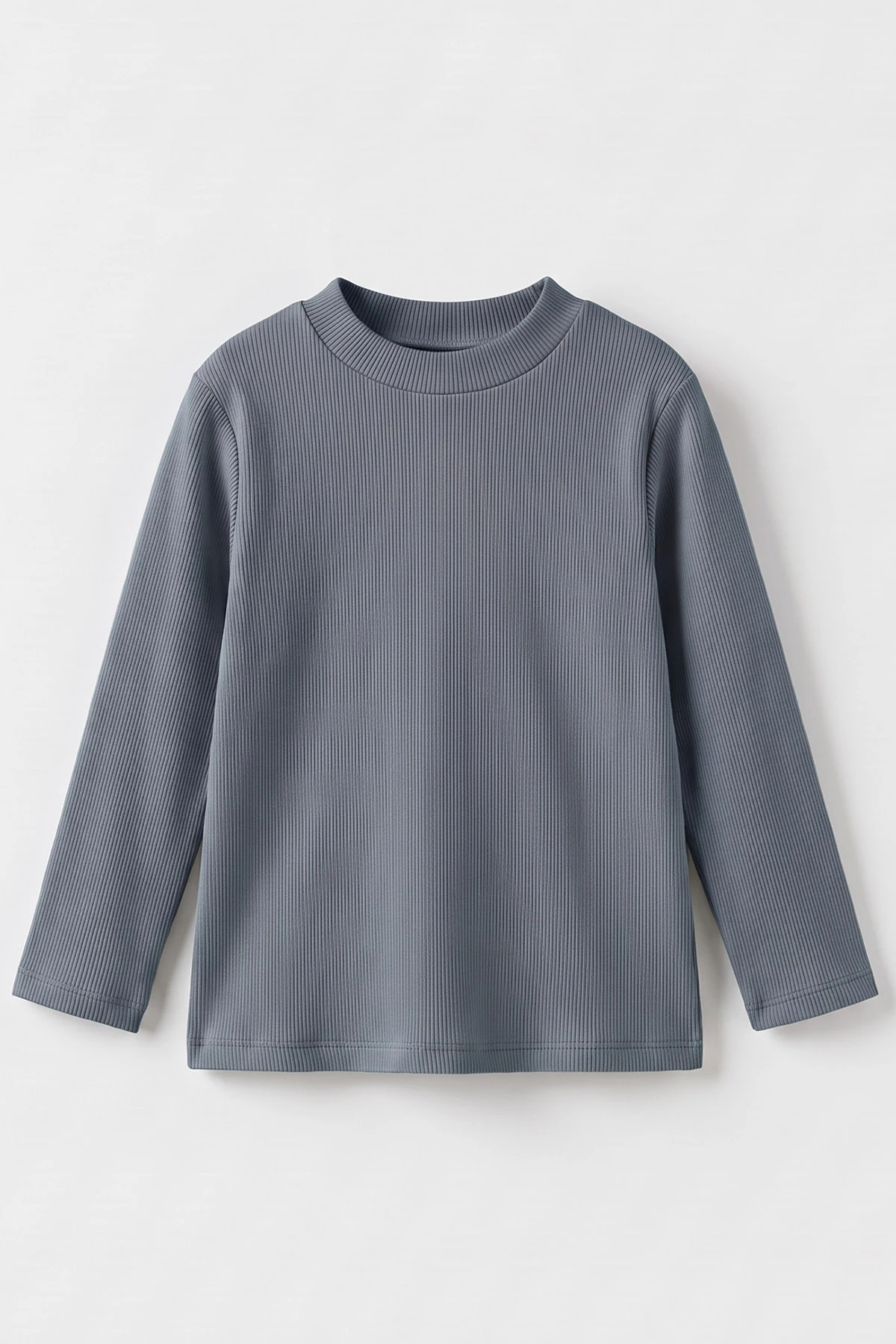 İndigo (5-12 Yaş) Yarım Balıkçı Yaka Kaşkorse Çocuk Body Sweatshirt 495518