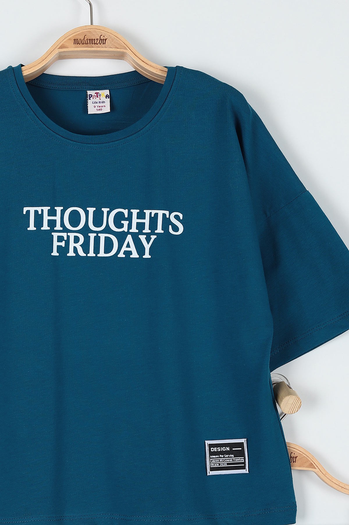 İndigo (9-12 Yaş) Thoughts Frıday Baskılı Kız Çocuk Takım 180795