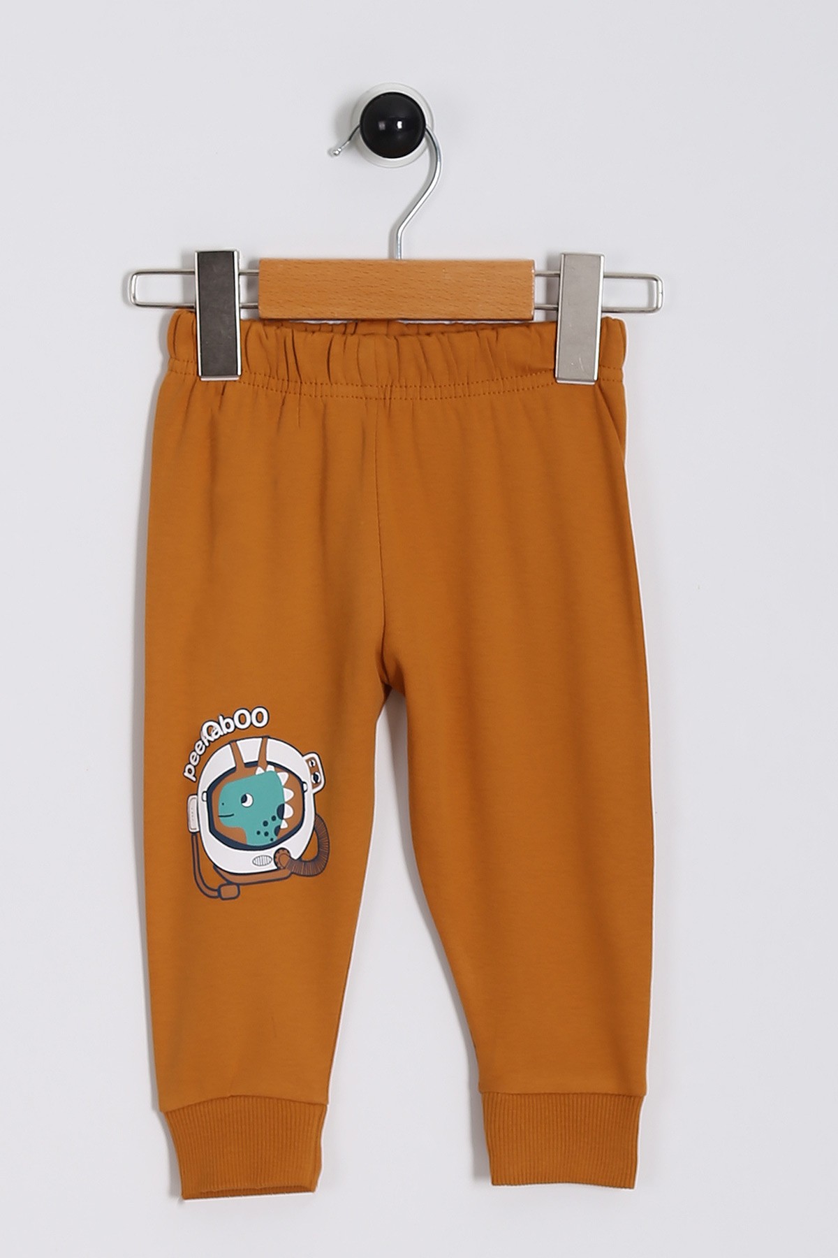 İndigo (9-24 Ay) Astronot Kask Baskılı İki İp Erkek Bebe Takım 198354