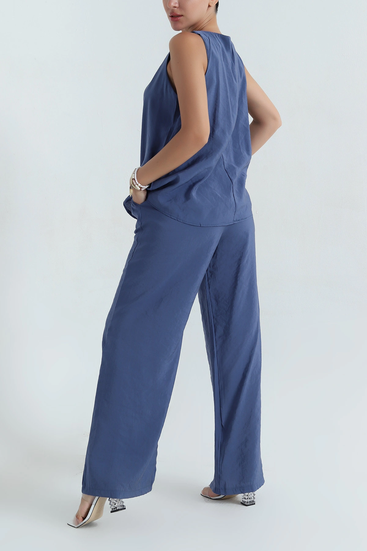 İndigo Pantolon Bluz Modal Kadın İkili Takım 378956