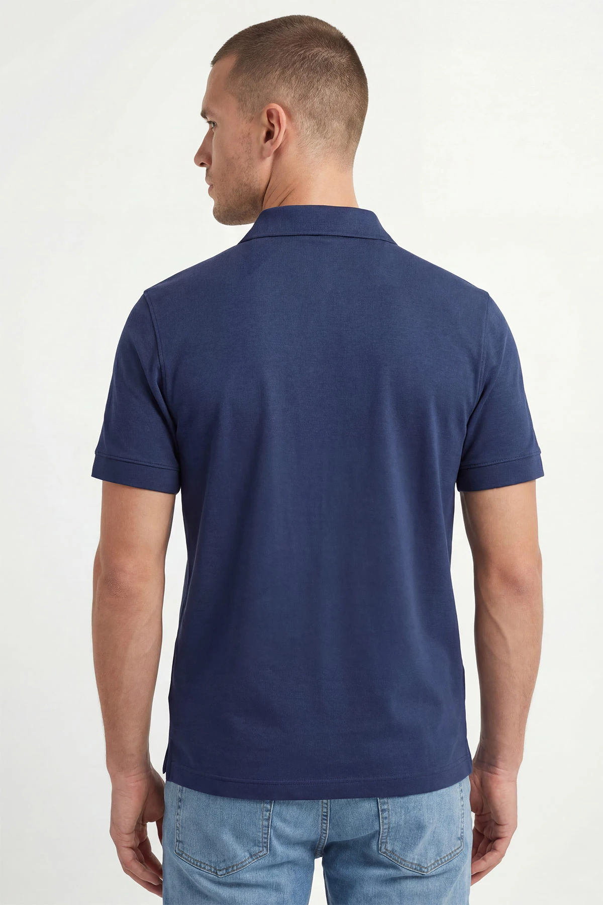 İndigo Polo Yaka Erkek Tişört 435350