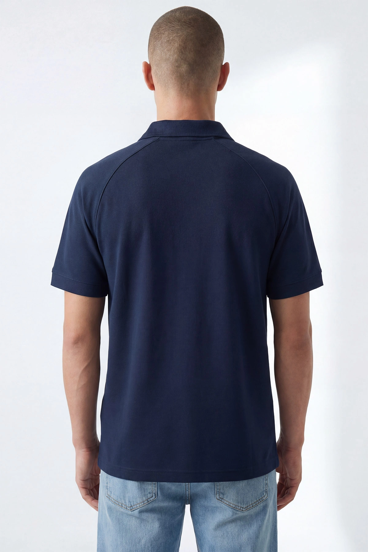 İndigo Polo Yaka Erkek Tişört 435485