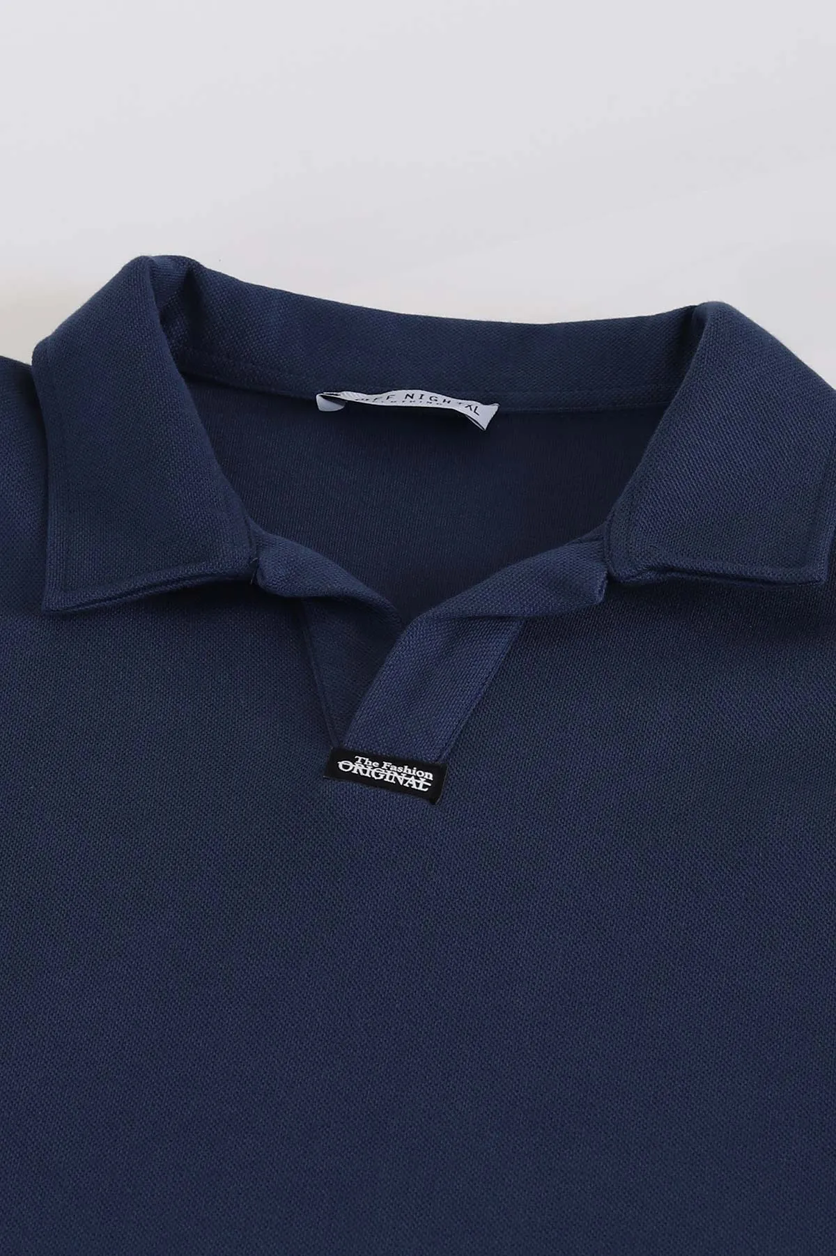 İndigo Polo Yaka Uzun Kollu Erkek Sweatshirt 397138