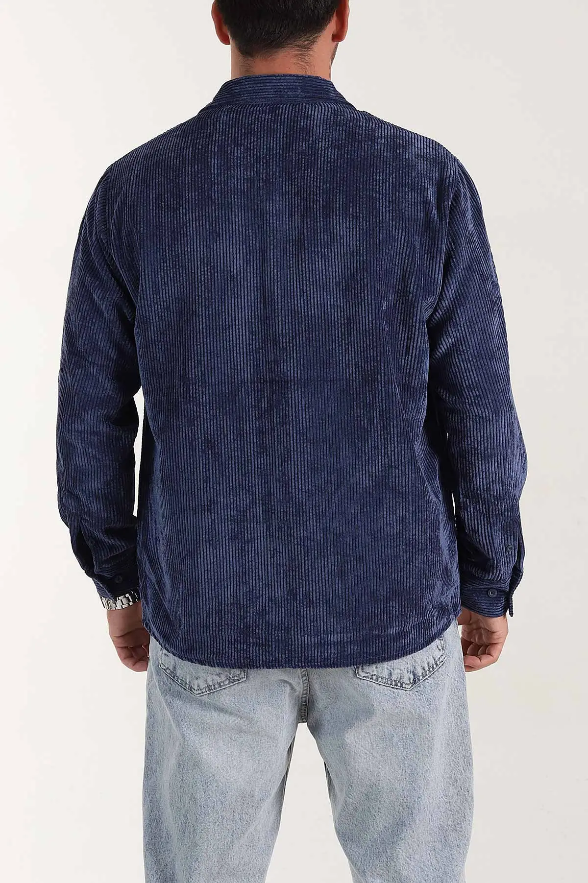 İndigo Relaxed Fit Fitilli Kadife Erkek Gömlek 399750