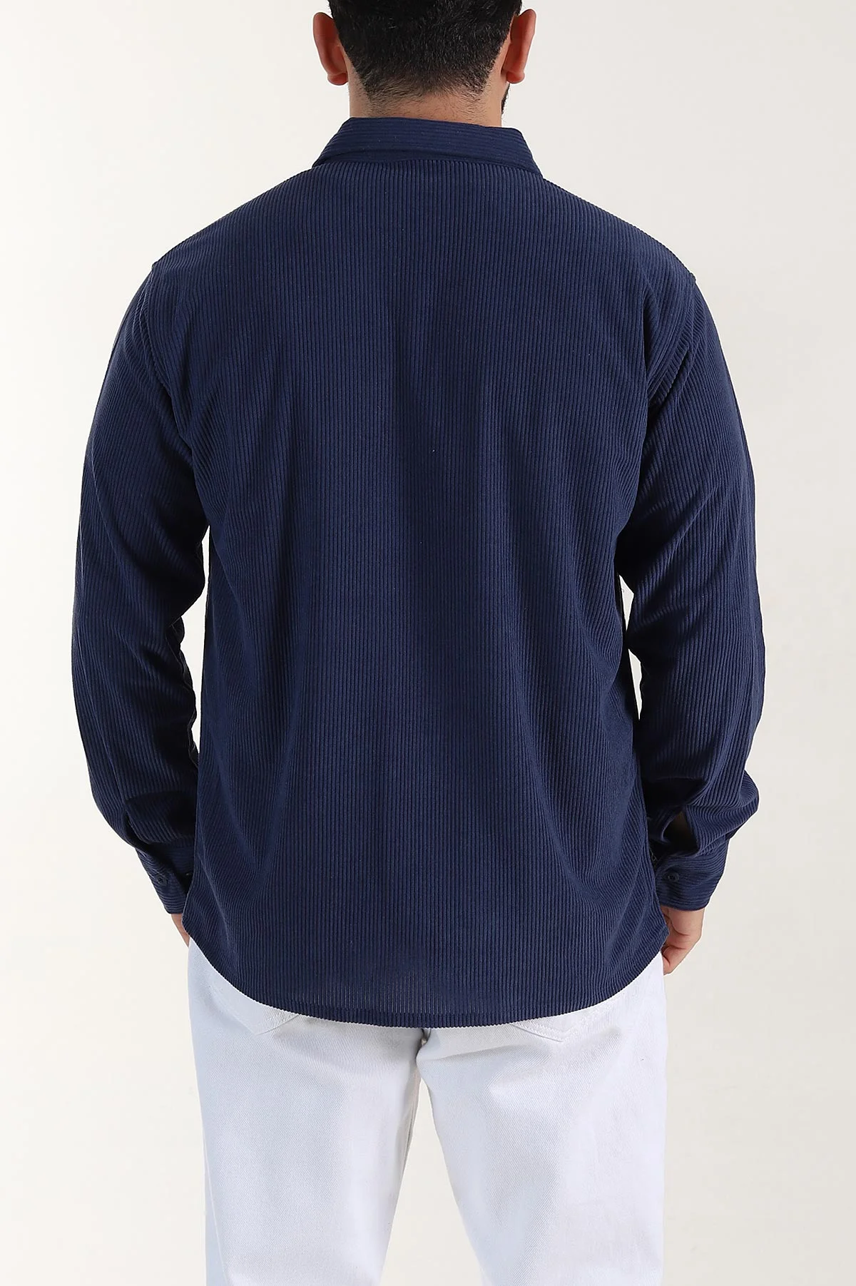 İndigo Relaxed Fit Fitilli Kadife Erkek Gömlek 400095