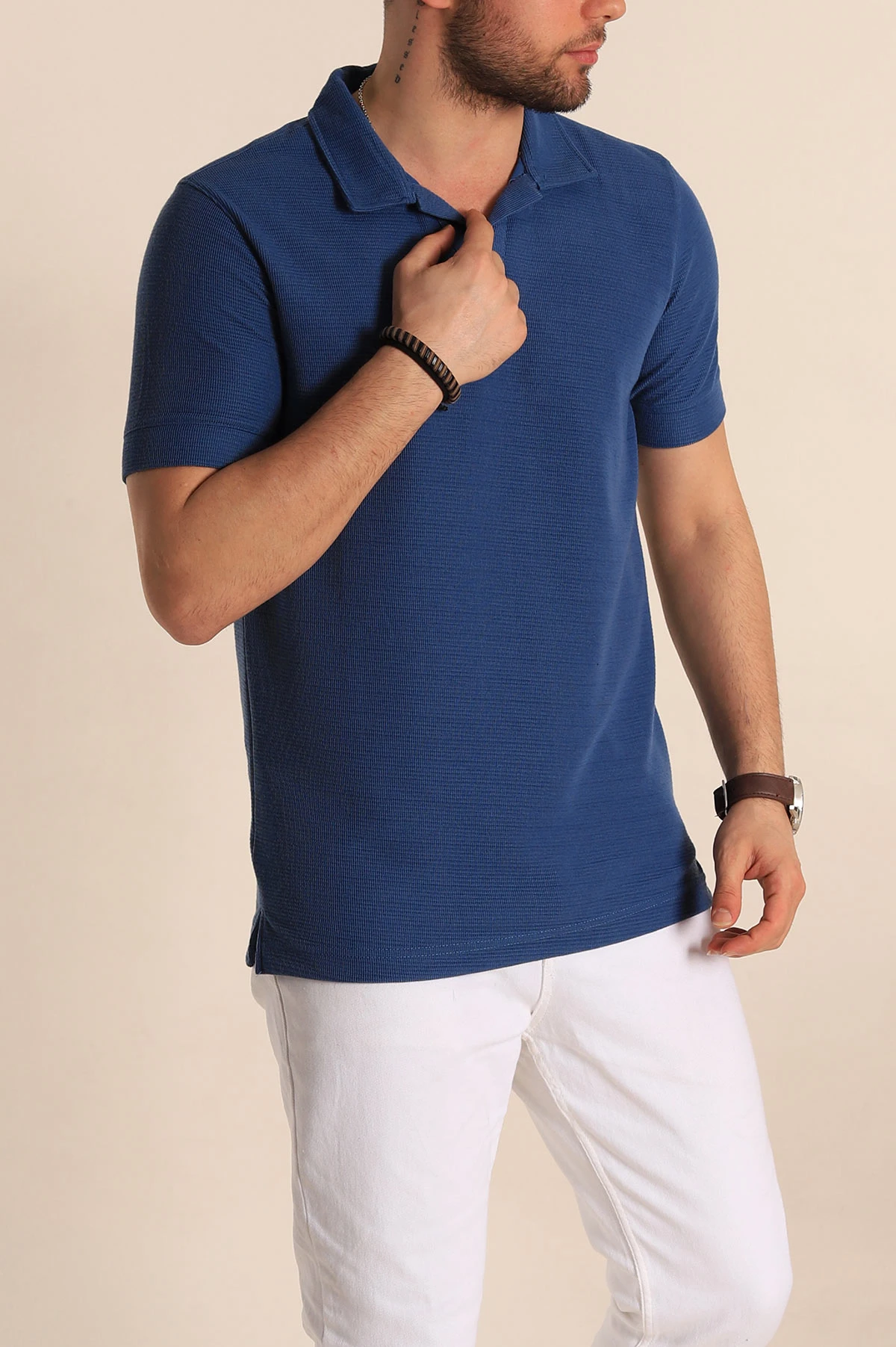 İndigo Slim Fit Polo Yaka Erkek Tişört 262905