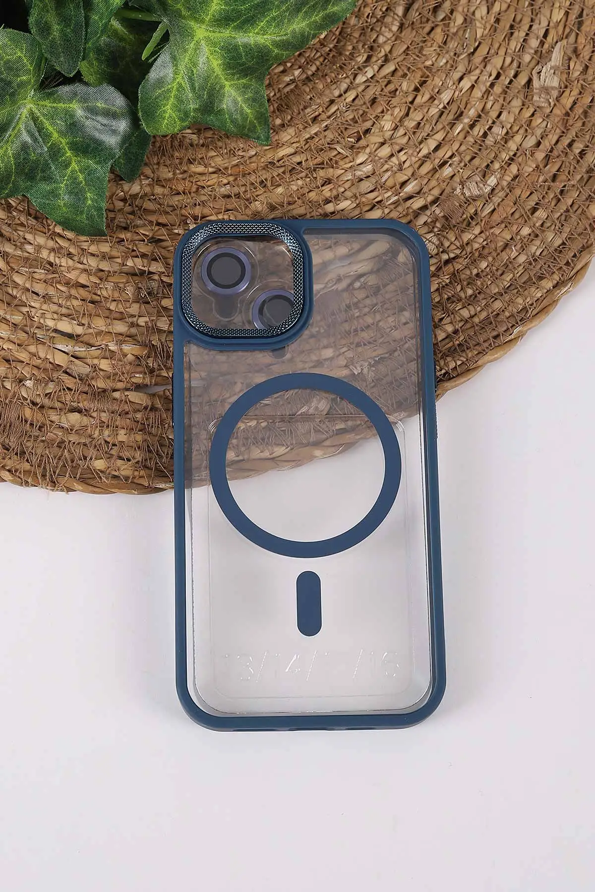 İndigo TeknoCase İPhone 13 Uyumlu Clear Lüx Case Serisi Lens Hediyeli Sert Silikon Telefon Kılıfı 430693