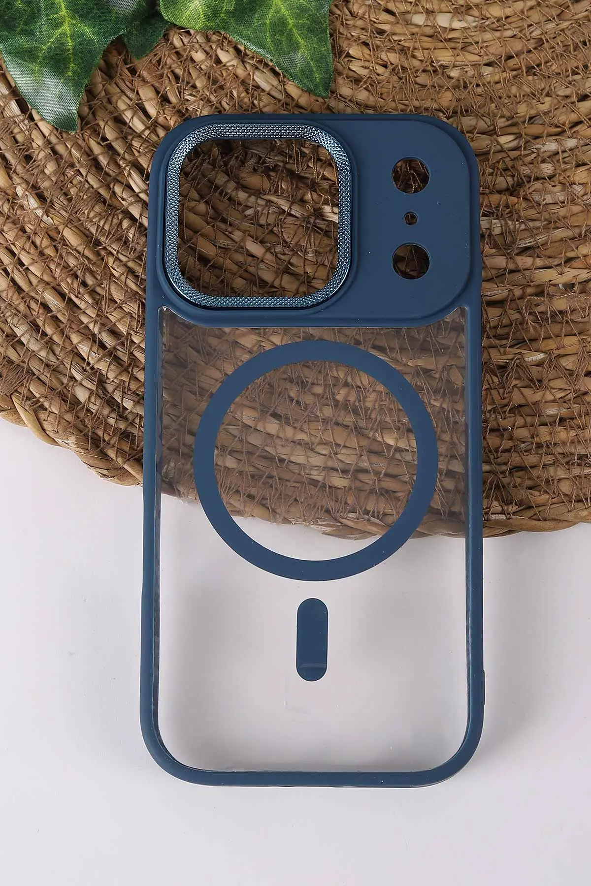 İndigo TeknoCase İPhone 17 Pro Uyumlu Clear Lüx Case Serisi Lens Hediyeli Sert Silikon Telefon Kılıfı 430758