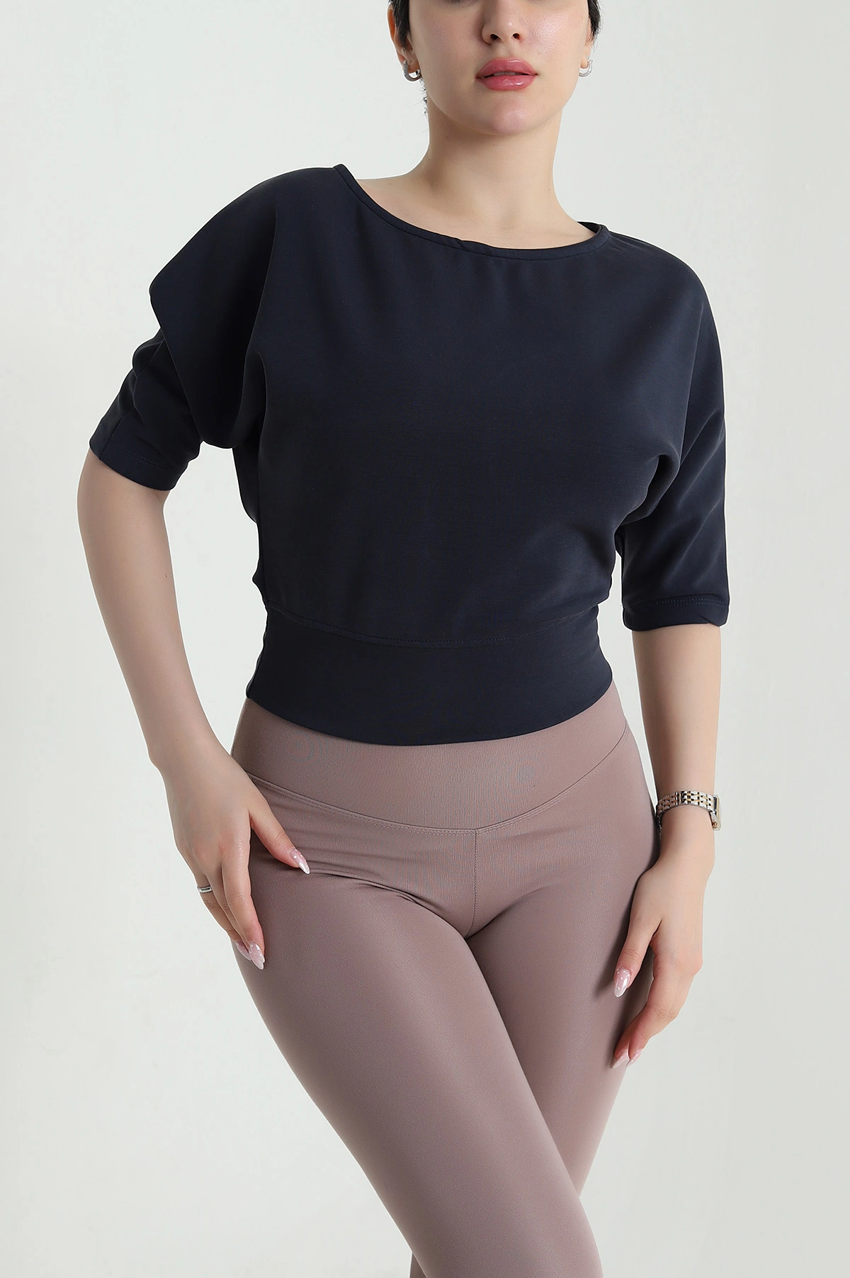 İndigo Yarasa Kol Kadın Bluz 461503