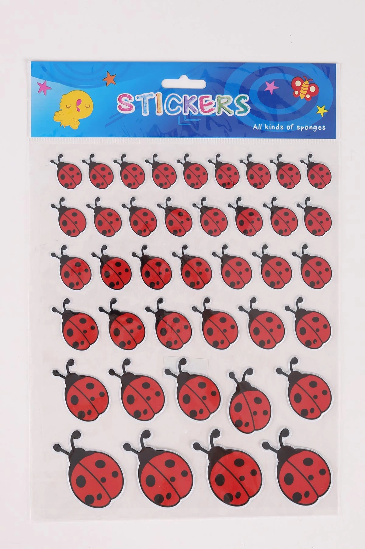 Kabartmalı A4 Boyut Karışık Yapışkan Çıkartmalar Sticker Seti 474202
