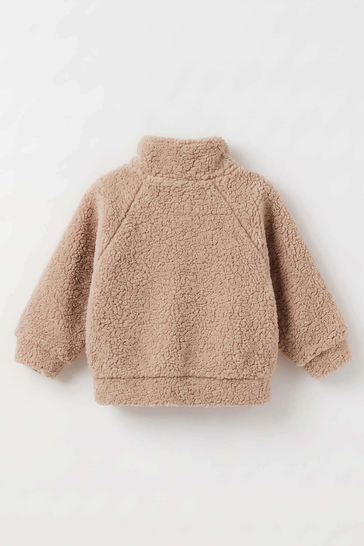 Kahve (0-4 Yaş) Reglan Kol Cep Detay Kuzu Erkek Çocuk&Bebek  Hırka 487867