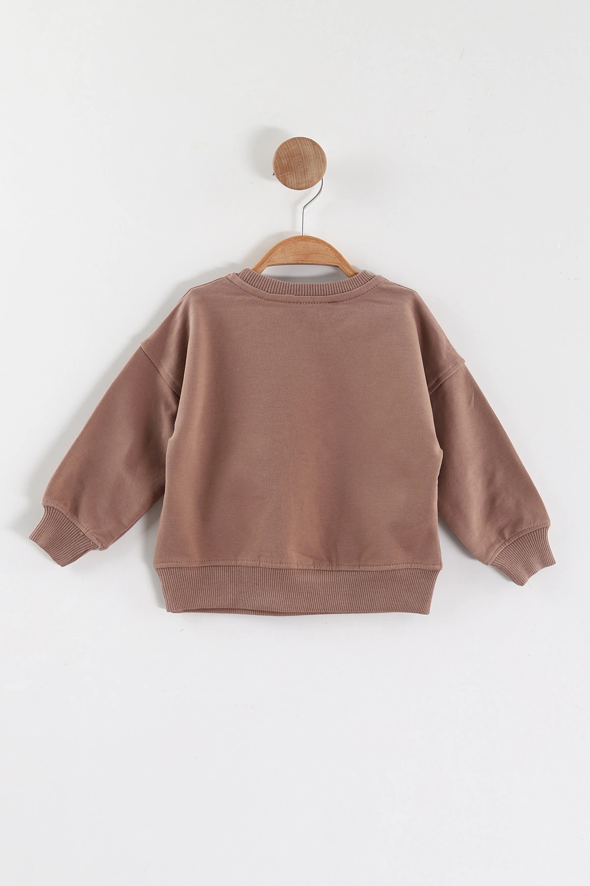 Kahve (1-4 Yaş)Ayıcık Aksesuarlı Erkek Çocuk Sweatshirt 432820