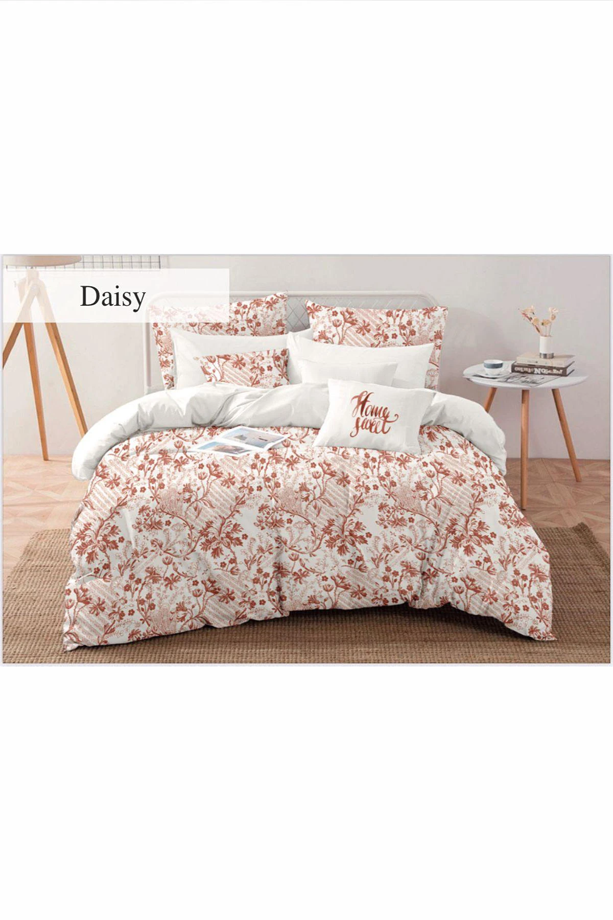Kahve 200x220 Cm Evnur Home Flex Series Lastikli Çift Kişilik Nevresim Takımı 462247
