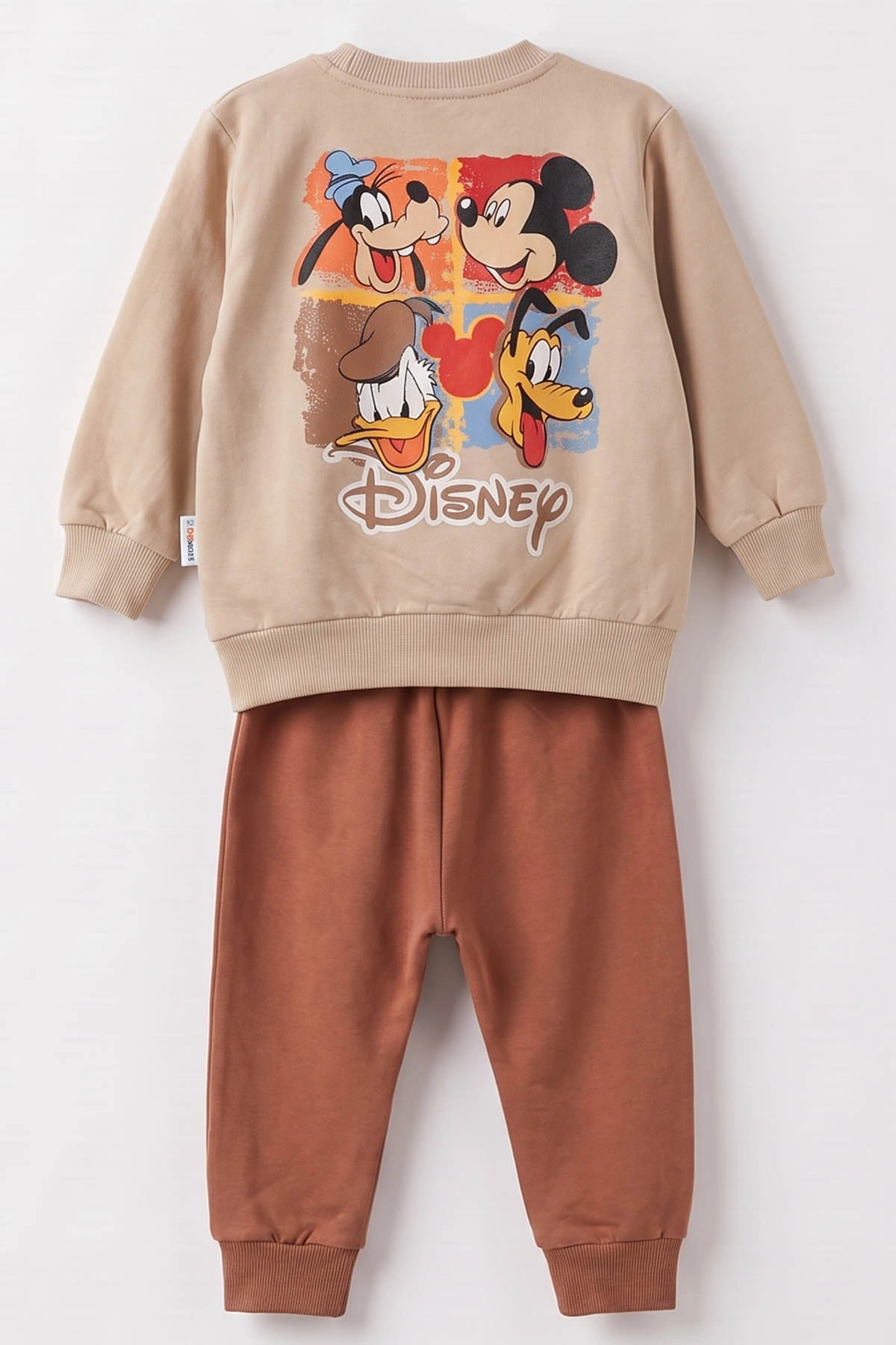Kahve (3-24 Ay)Friends Baskılı 2 İp Erkek Bebek Takım 483871