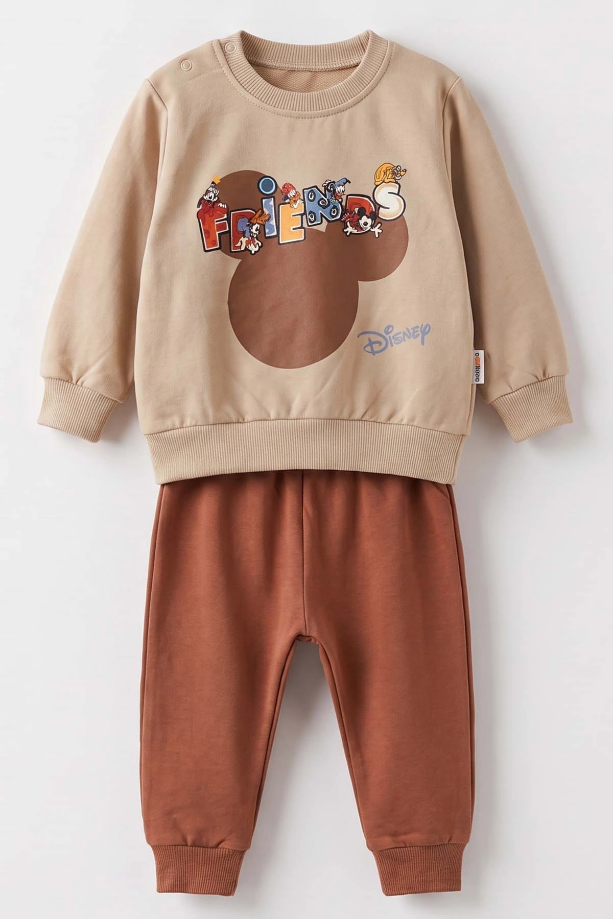 Kahve (3-24 Ay)Friends  Baskılı 2 İp  Erkek Bebek  Takım 483871
