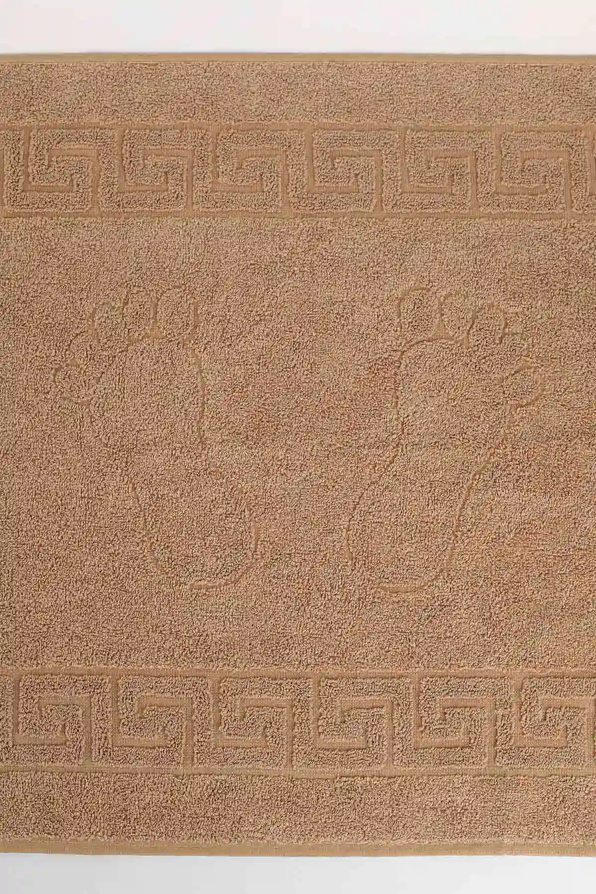Kahve 50x70 Versace Banyo Ayak Havlusu 338410