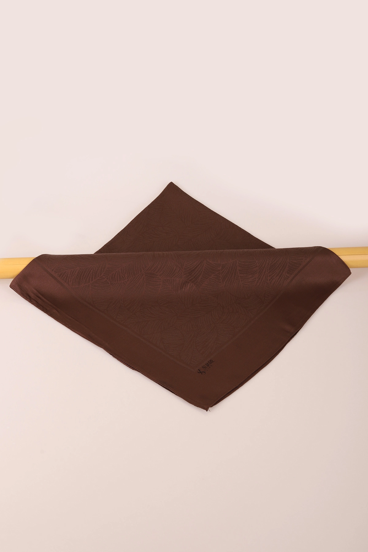 Kahve 98X98 Kaşmir Kumaş Jakarlı Eşarp 431874