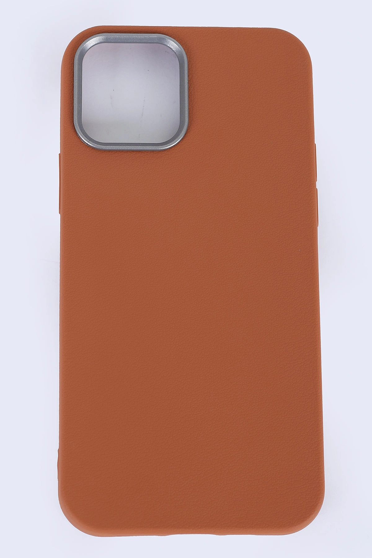 Kahve İPhone 16 Pro Uyumlu Armory Serisi Sert Slikon Telefon Kılıfı 390251