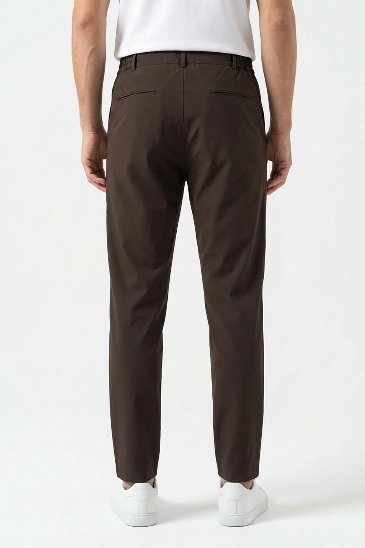 Kahve Regular Fit Beli Lastikli Erkek Pantolon 430617