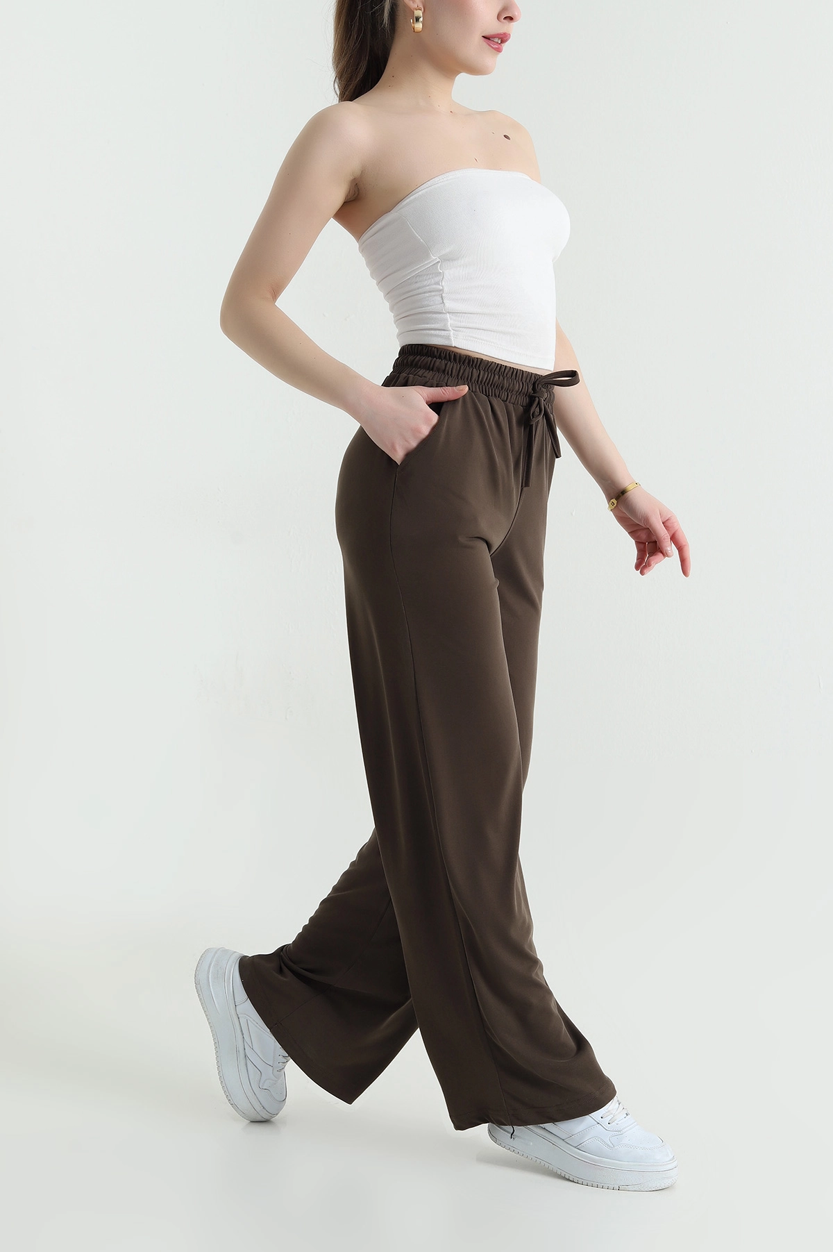 Kahve Süprem Modal Kadın Pantolon 442214