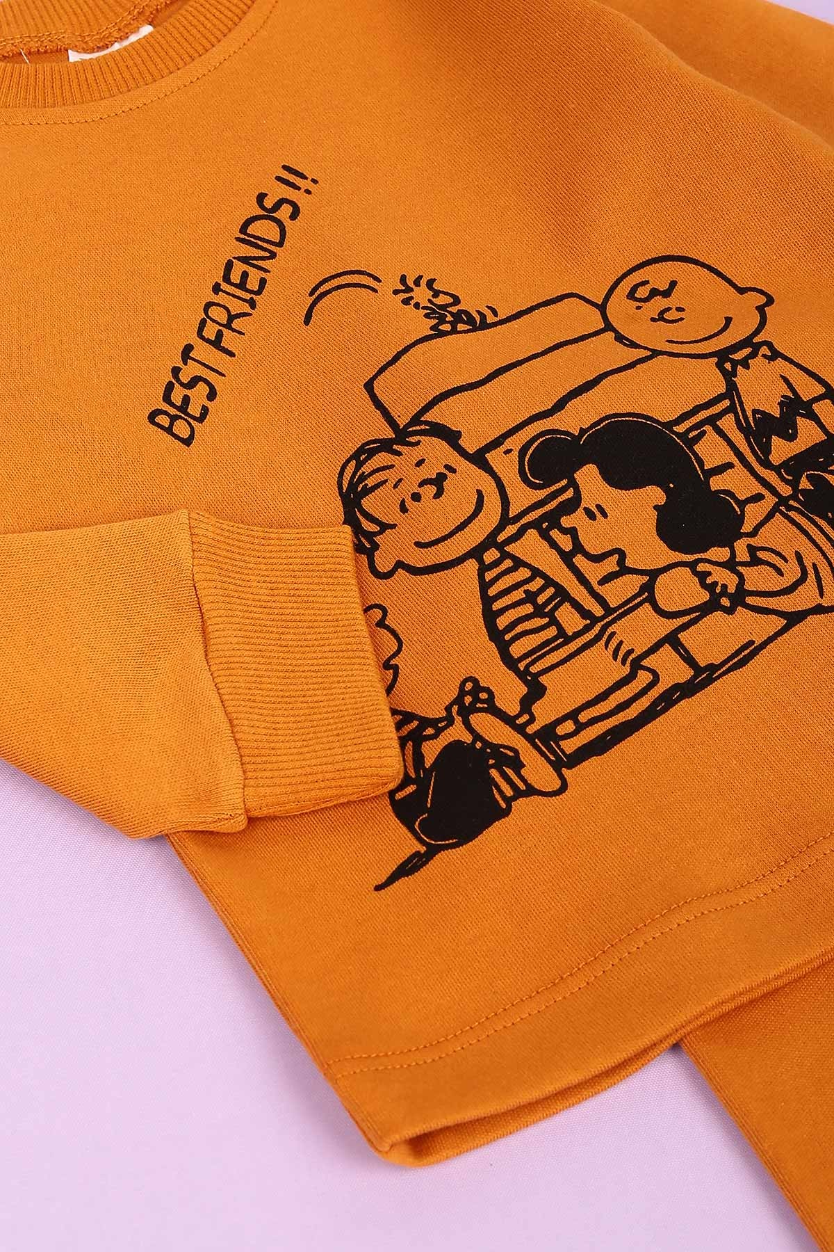 Kahverengi (1-3 Yaş) Best Frıends Baskılı Erkek Çocuk Takım 148293