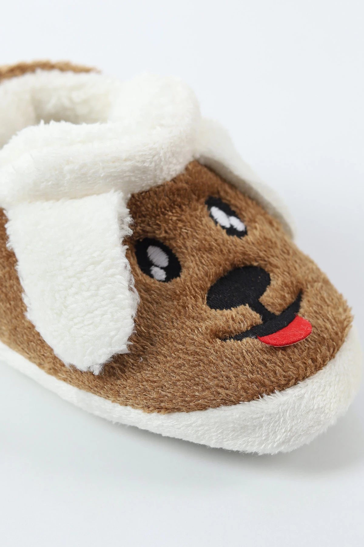 Kahverengi ( 29 - 34 ) Peluş Figürlü Erkek Çocuk Panduf 494661