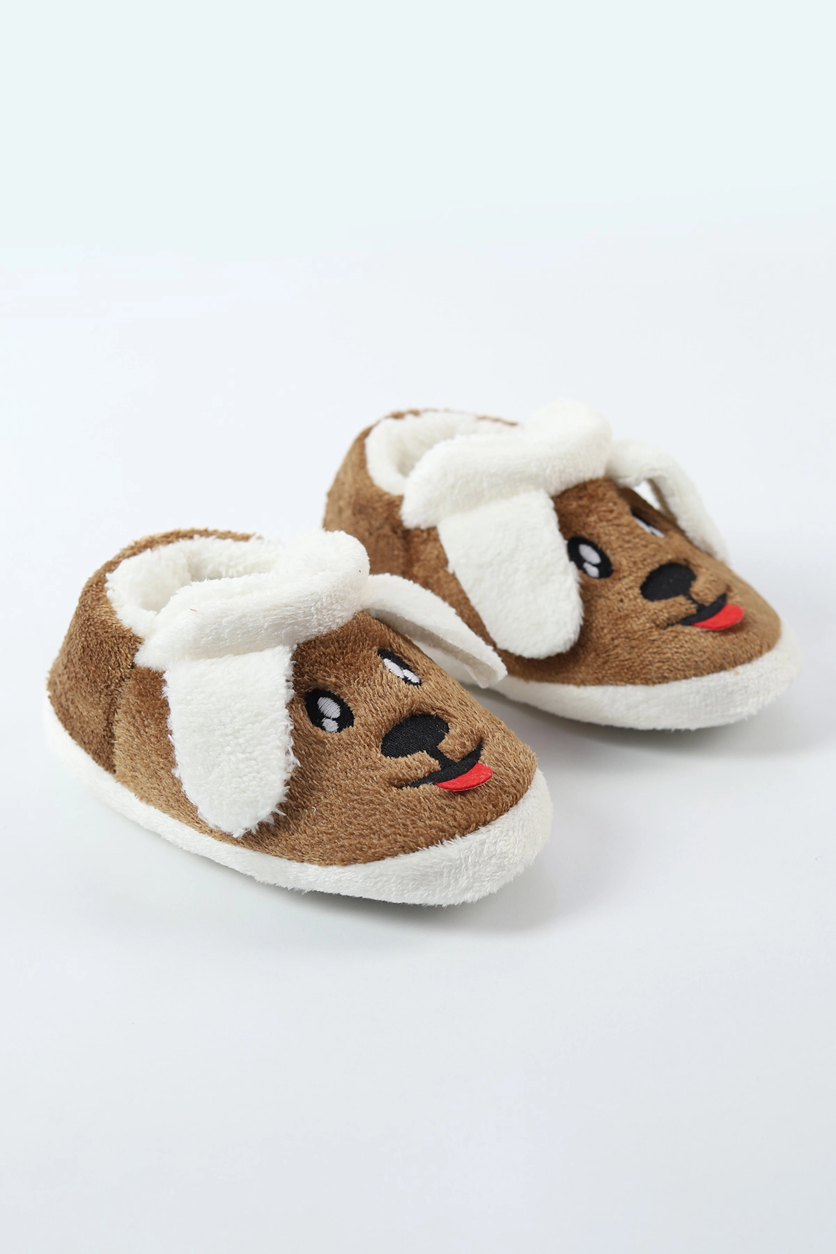 Kahverengi ( 29 - 34 ) Peluş Figürlü Erkek Çocuk Panduf 494661