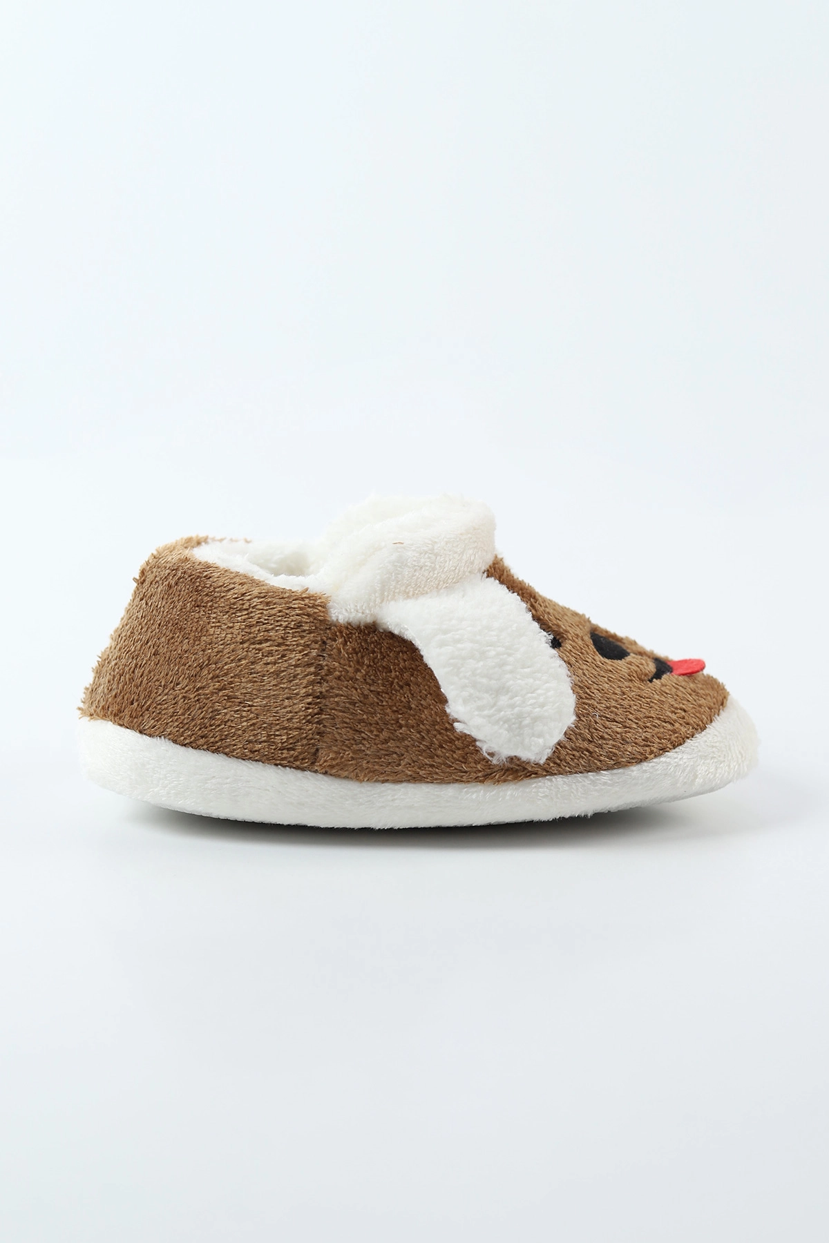Kahverengi ( 29 - 34 ) Peluş Figürlü Erkek Çocuk Panduf 494661