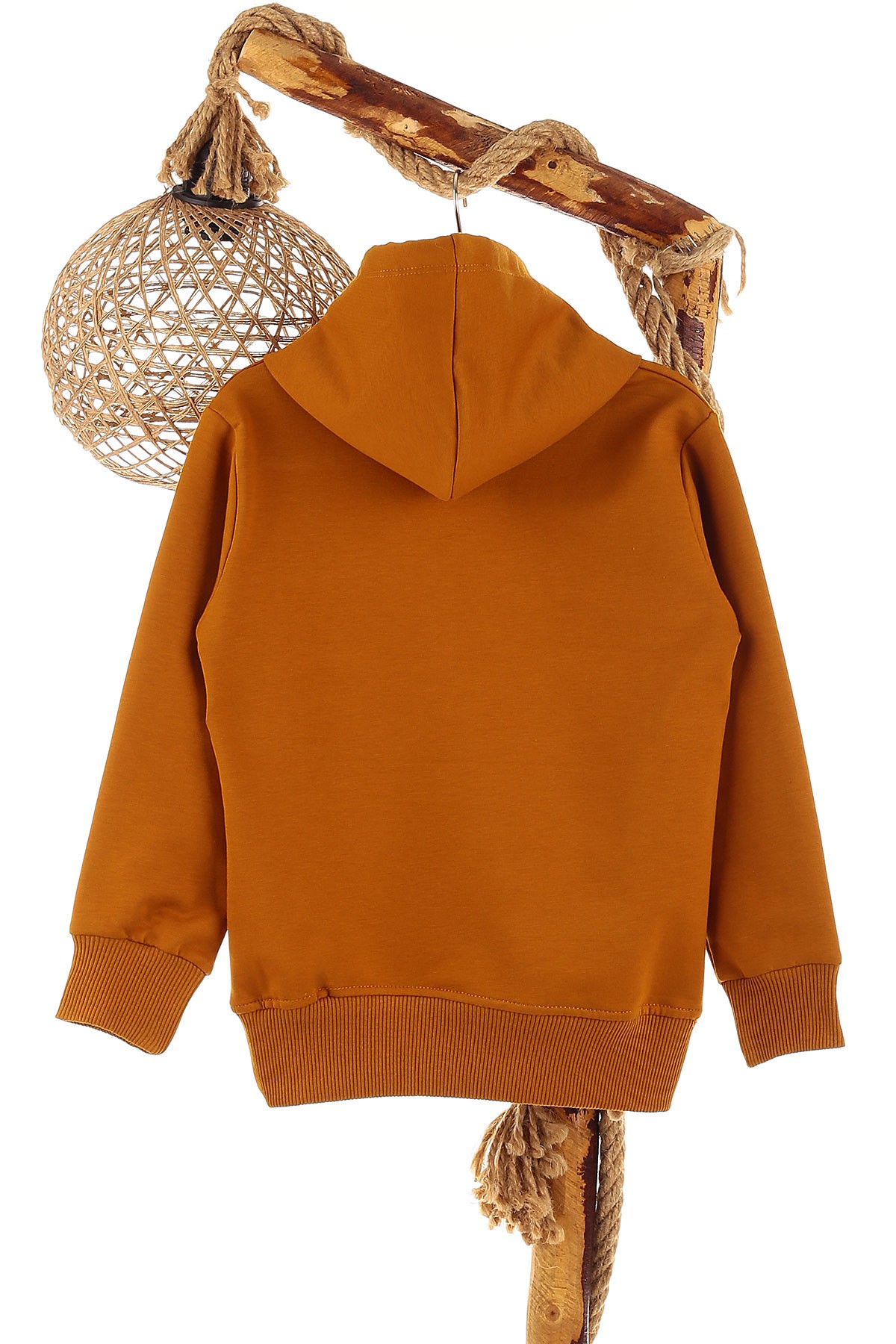 Kahverengi (5-8 Yaş) Future Baskılı Kapüşonlu Erkek Çocuk Sweat 152709