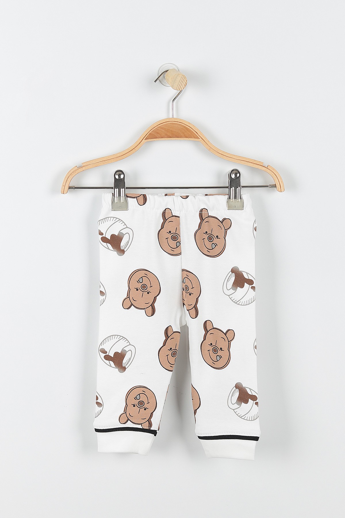 Kahverengi (9-18 Ay) Gülen Ayı Pijama Takım 176453