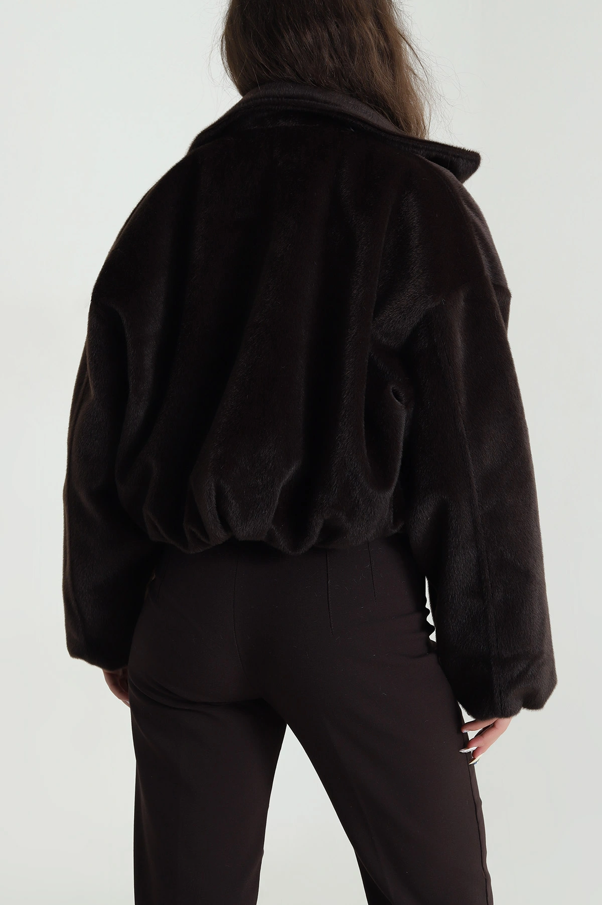 Kahverengi Bassic Bomber Fox Kadın Mont 484227