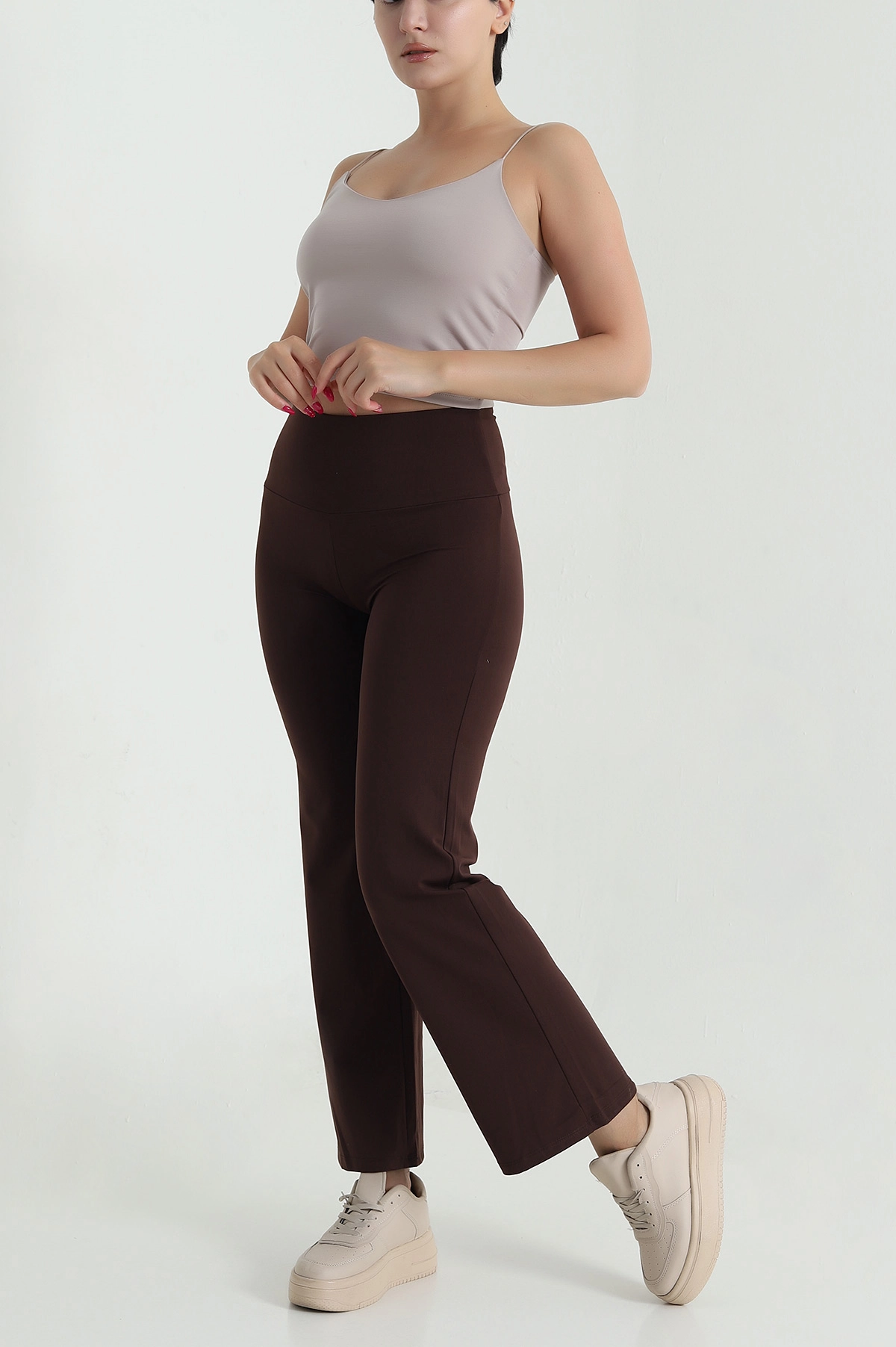 Kahverengi Belize Kadın Tayt Pantolon 479452
