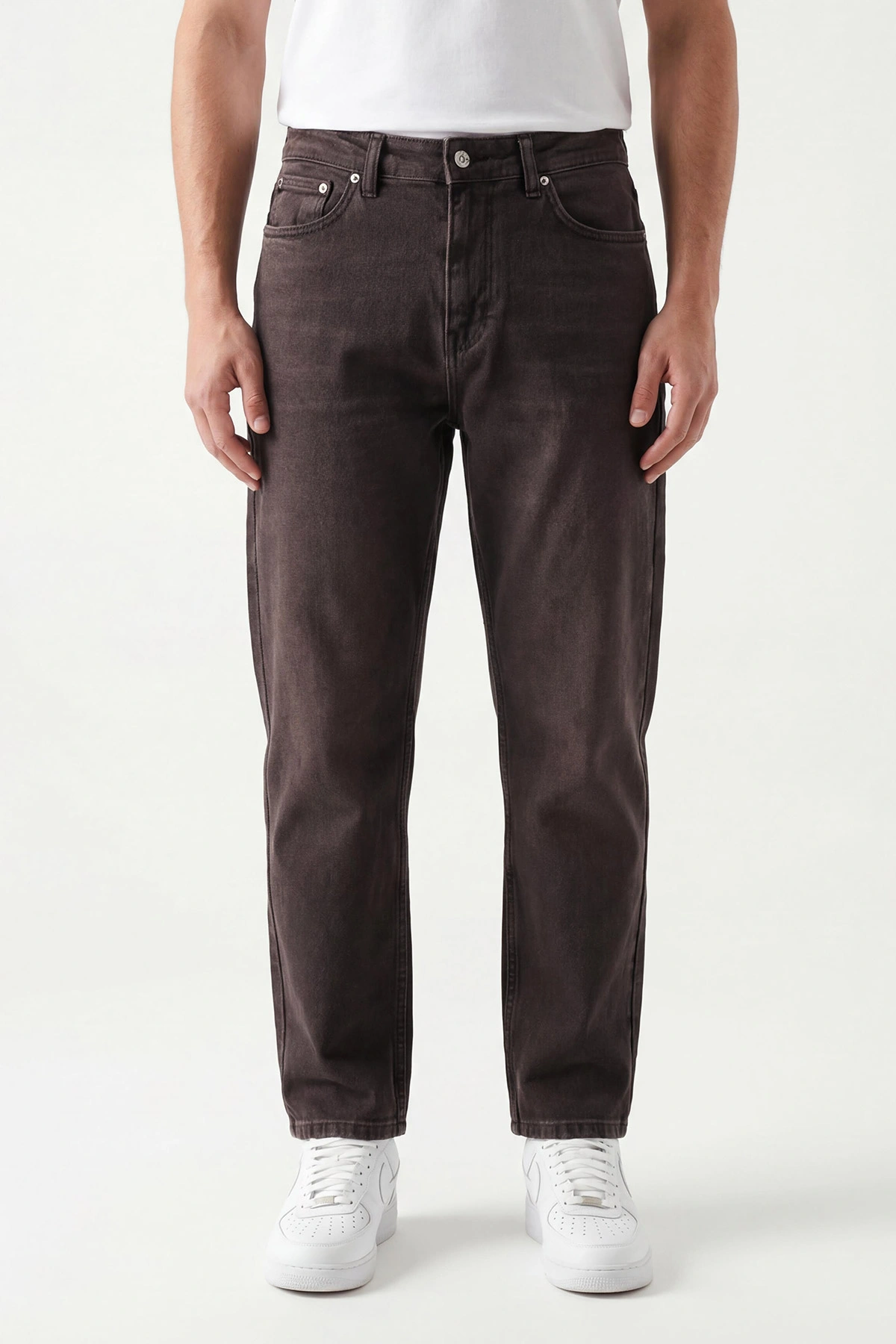 Kahverengi Boyfriend Erkek Kot Pantolon 430748