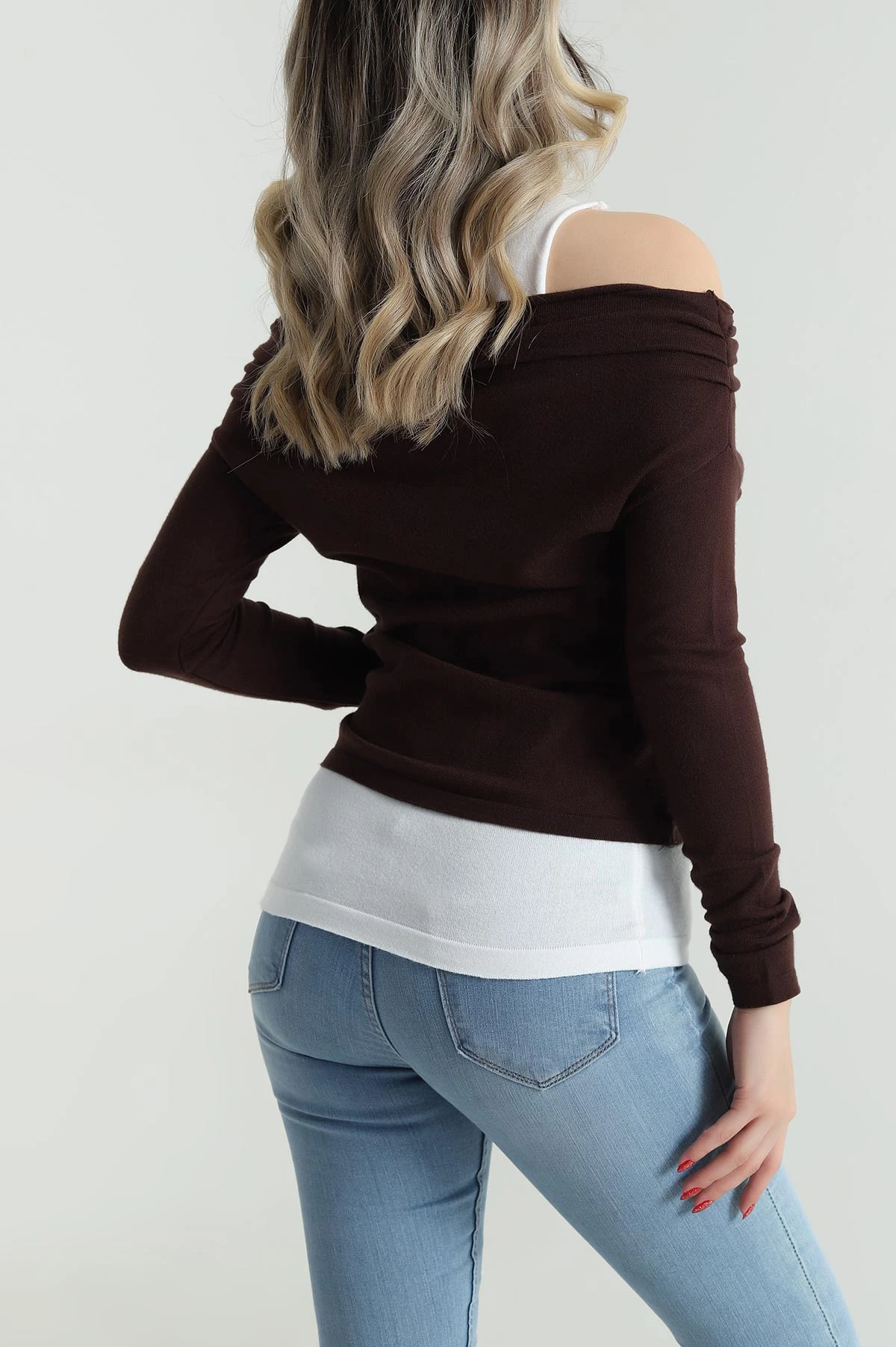 Kahverengi Cospan Madonna Kadın İkili Takım 485333