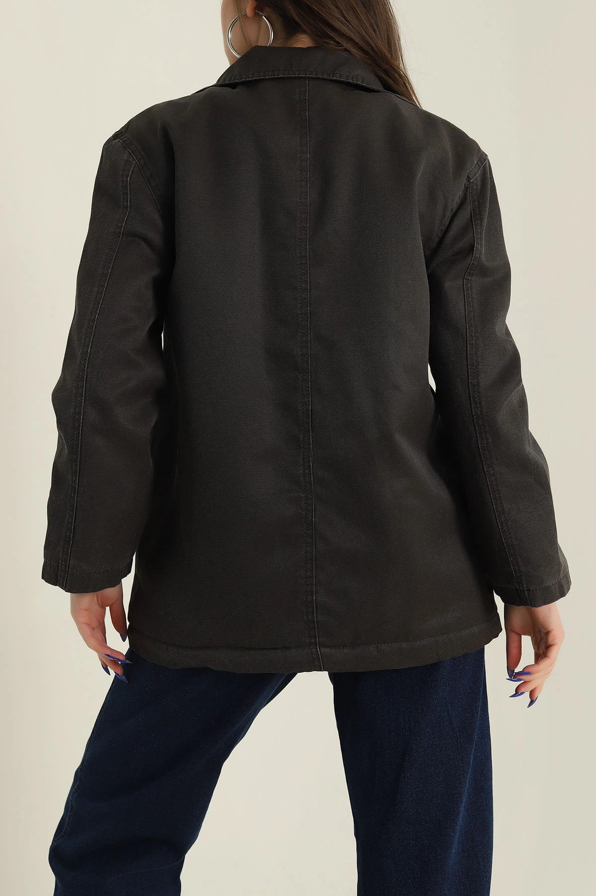 Kahverengi Filotalı Barbour İçi Kürklü Mont 427720