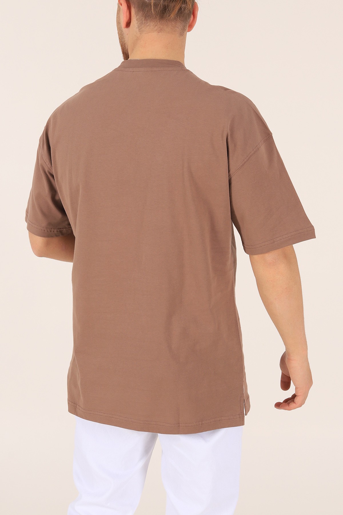 Kahverengi Labish Styles Baskılı Tişört 165656