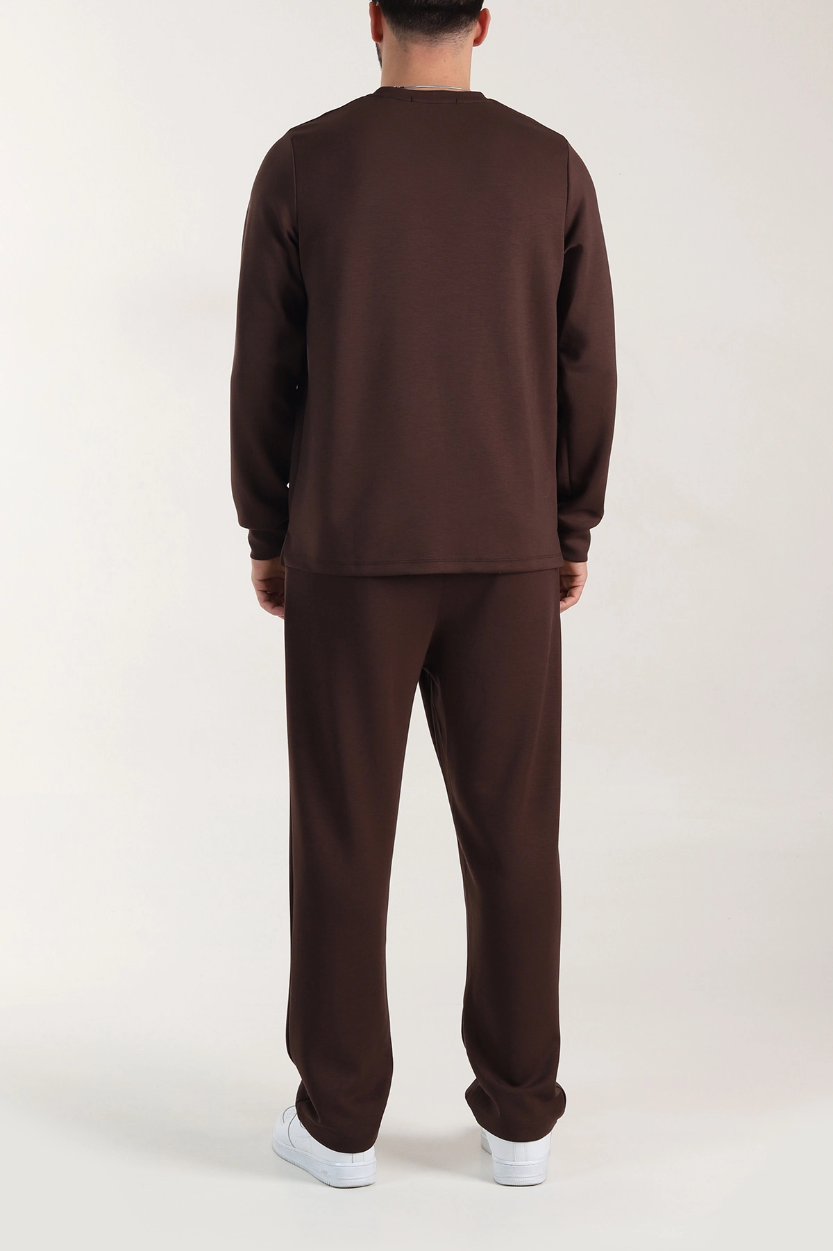 Kahverengi Oysho Kumaş Baggy Erkek İkili Takım 412745