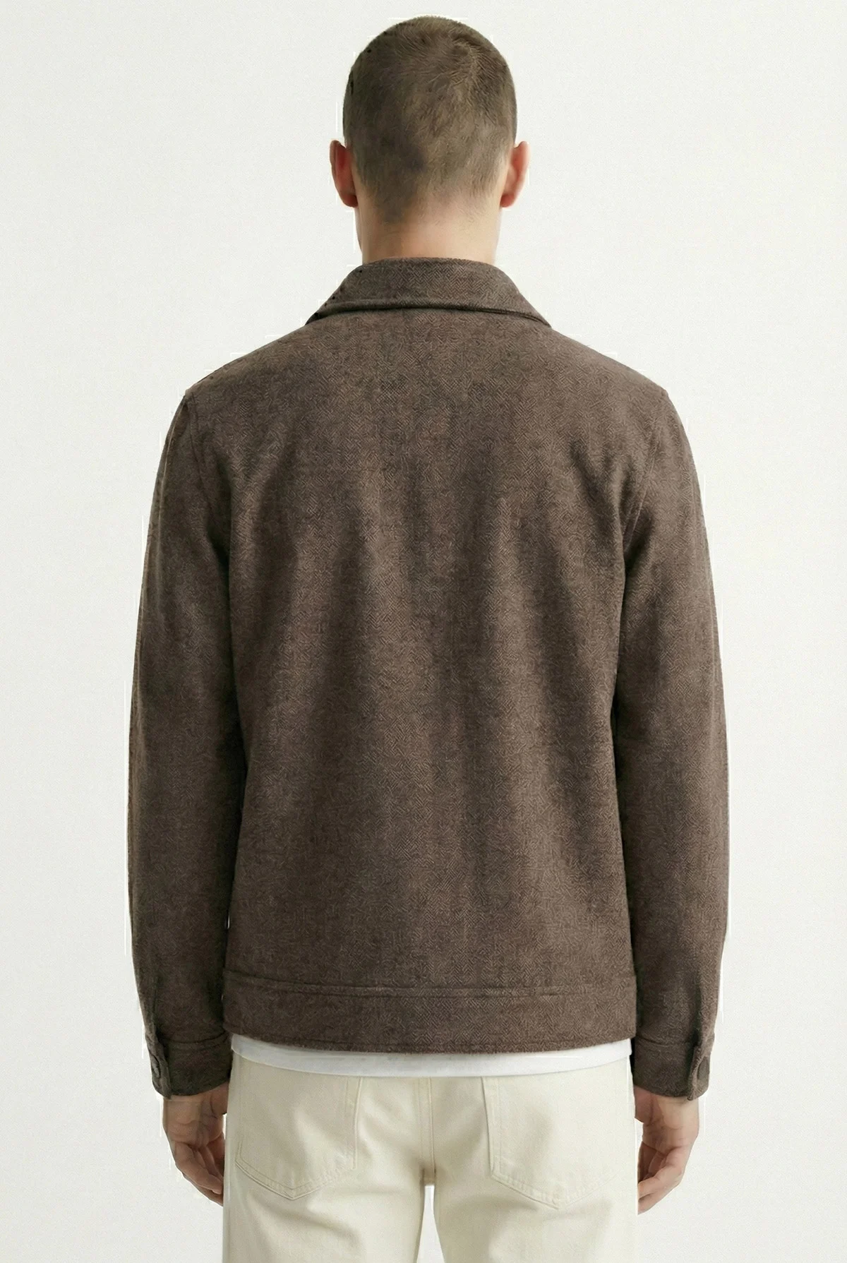 Kahverengi Regular Fit İçi Astarlı Kaşe Ceket 418942