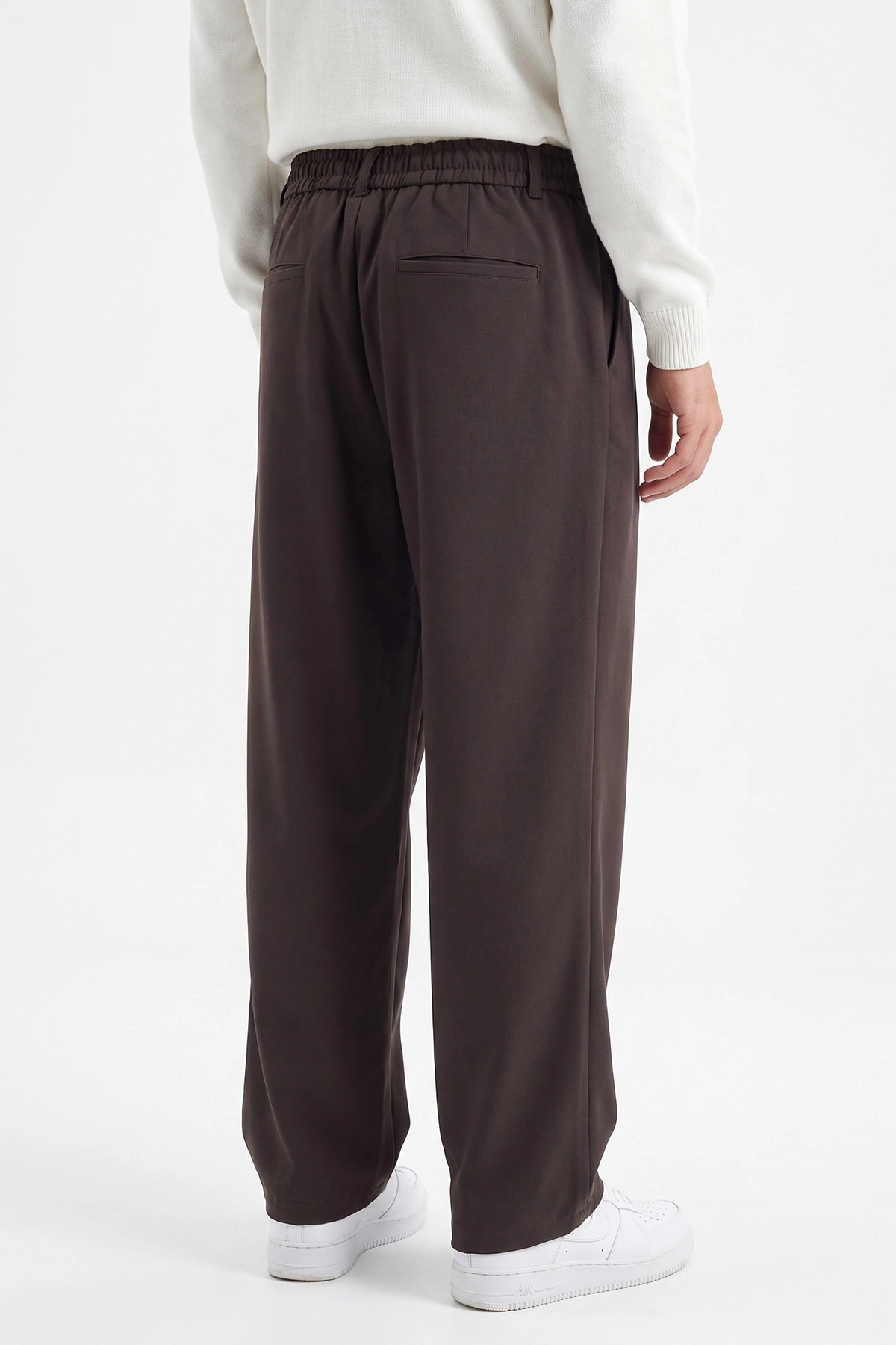 Kahverengi Sidney Kumaş Baggy Cep Detaylı Erkek Pantolon 491716