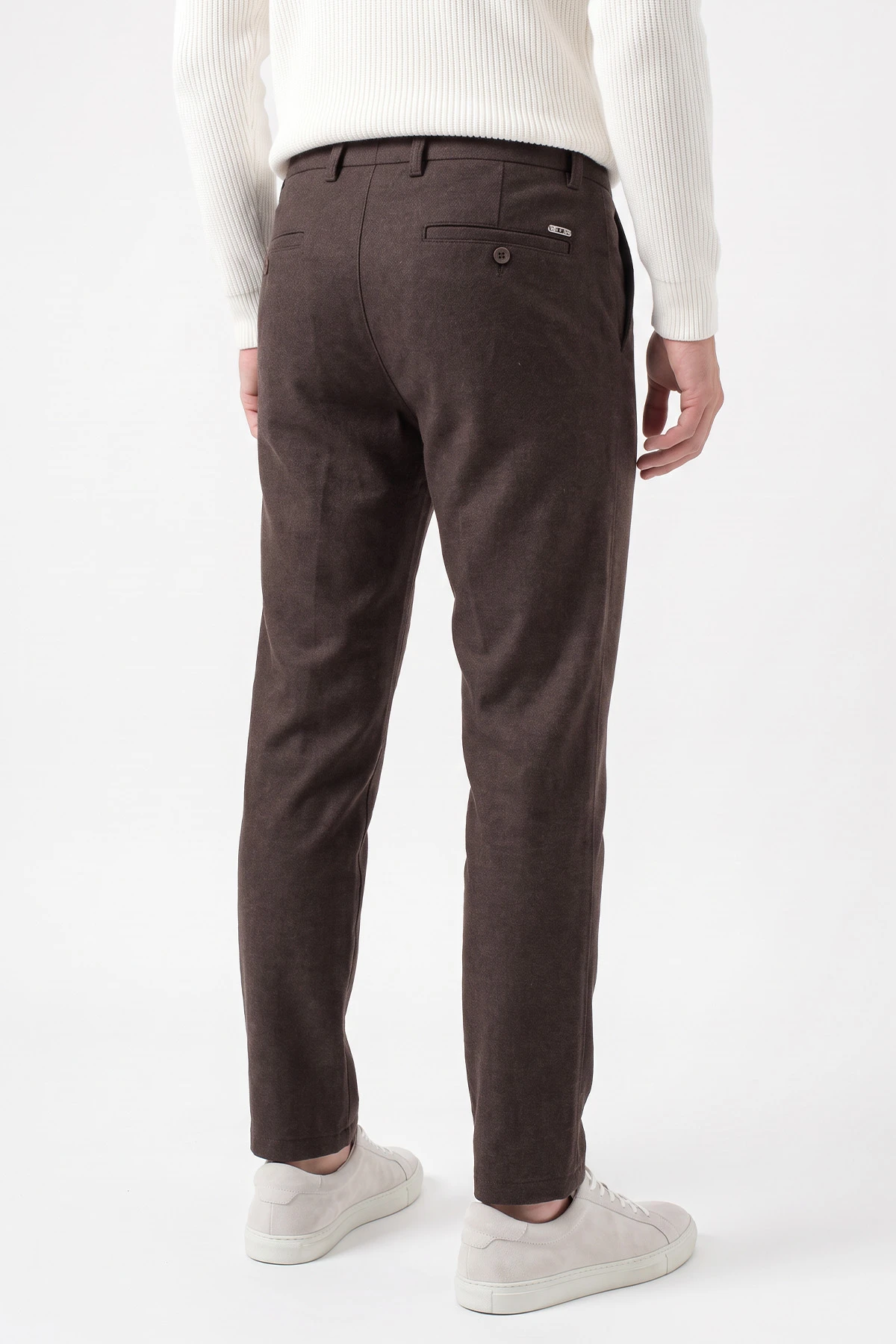 Kahverengi Slim Fit Cep Detaylı Erkek Pantolon 493266