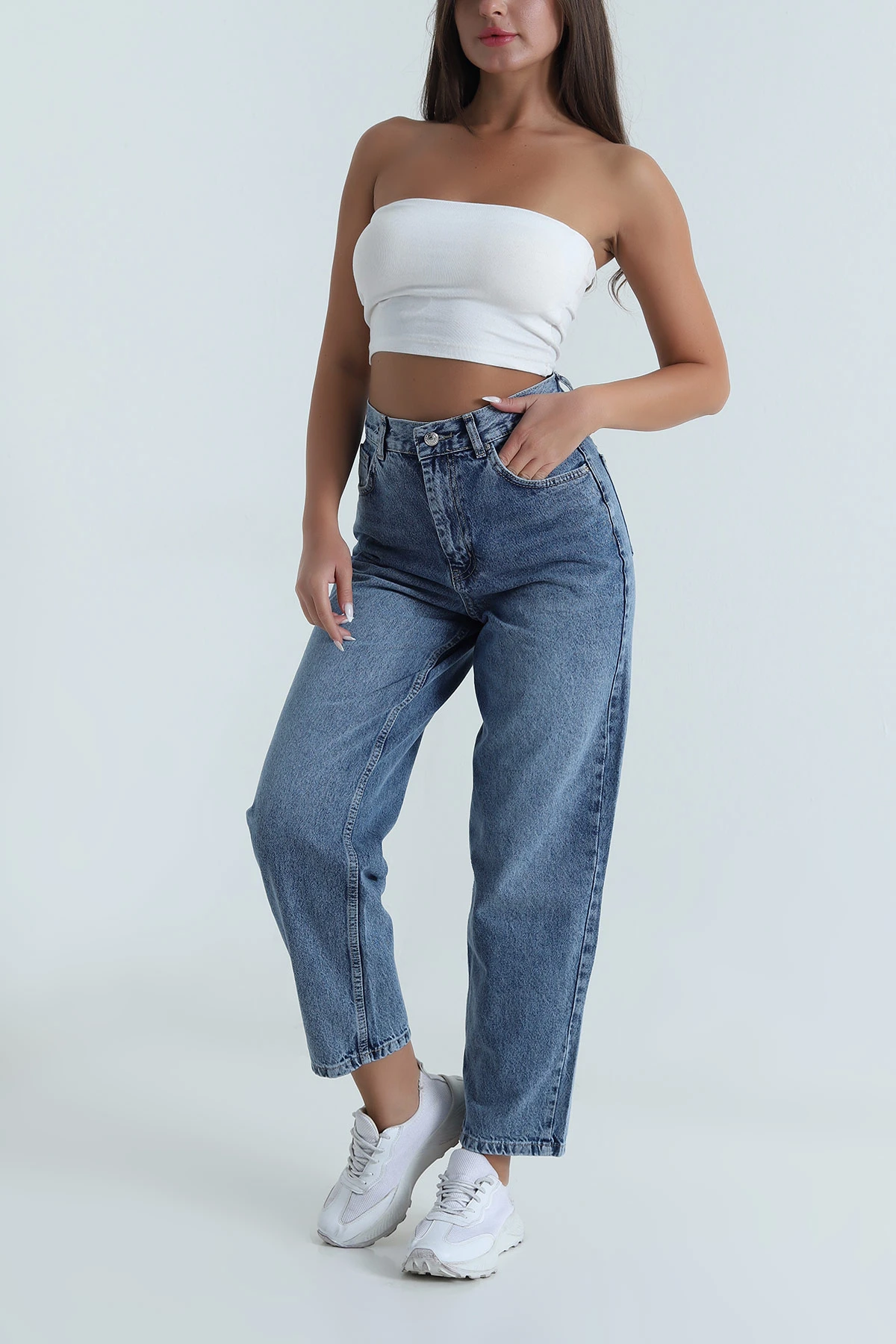 Kar Yıkama Boyfriend Kadın Kot Pantolon 488100