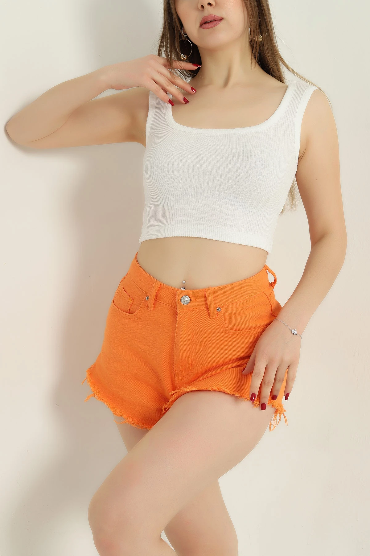 Kare Yaka Kadın Crop Atlet 336812