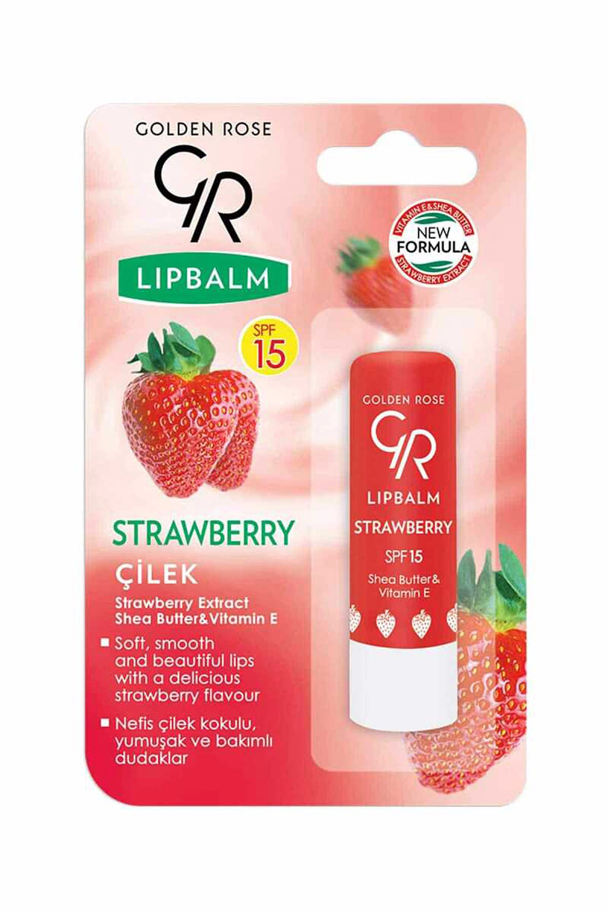 Golden Rose Lip Balm - 04 Strawberry - Dudak Nemlendiricisi 284847